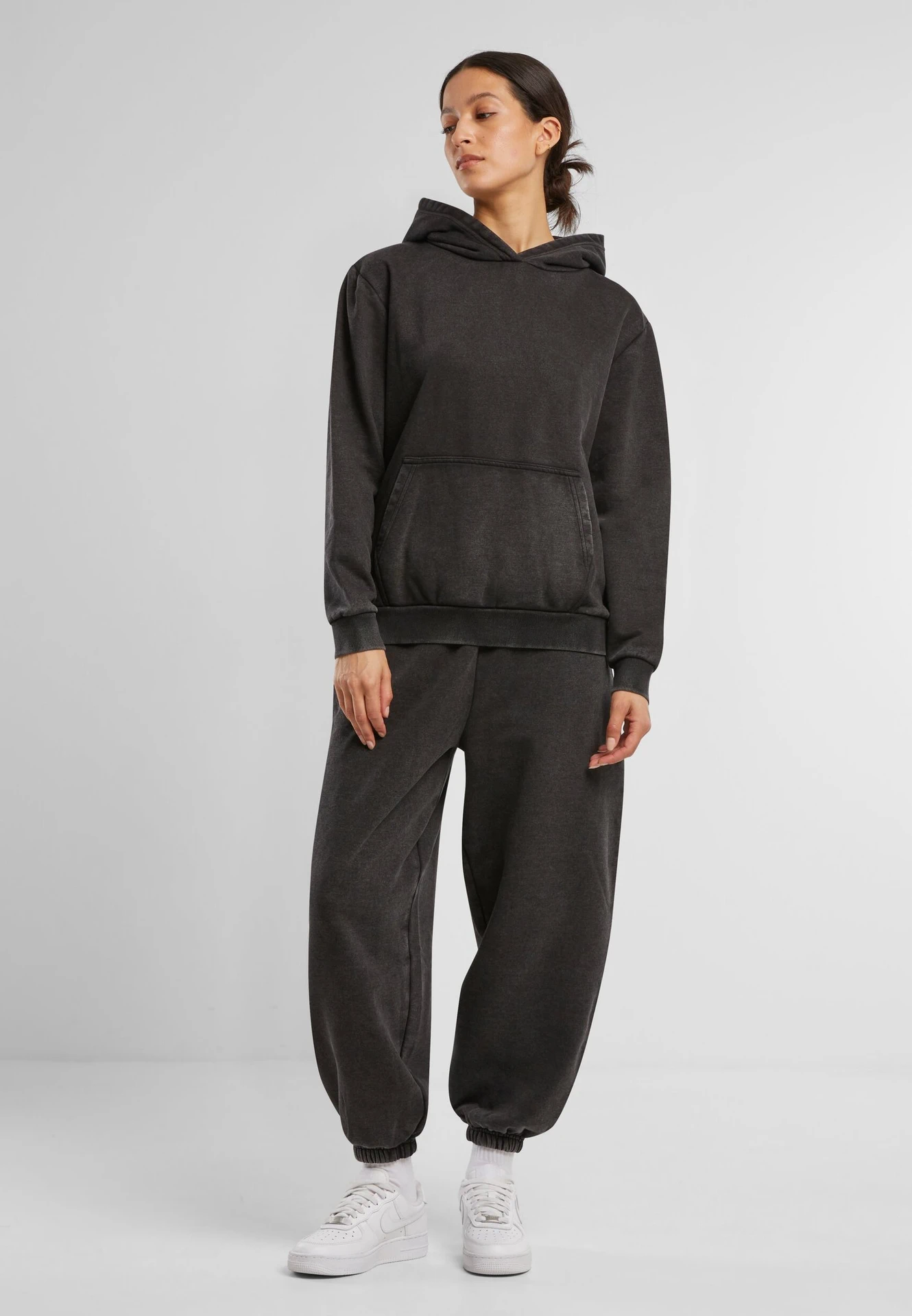 Build Your Brand Ladies Vintage Heavy Hoody
