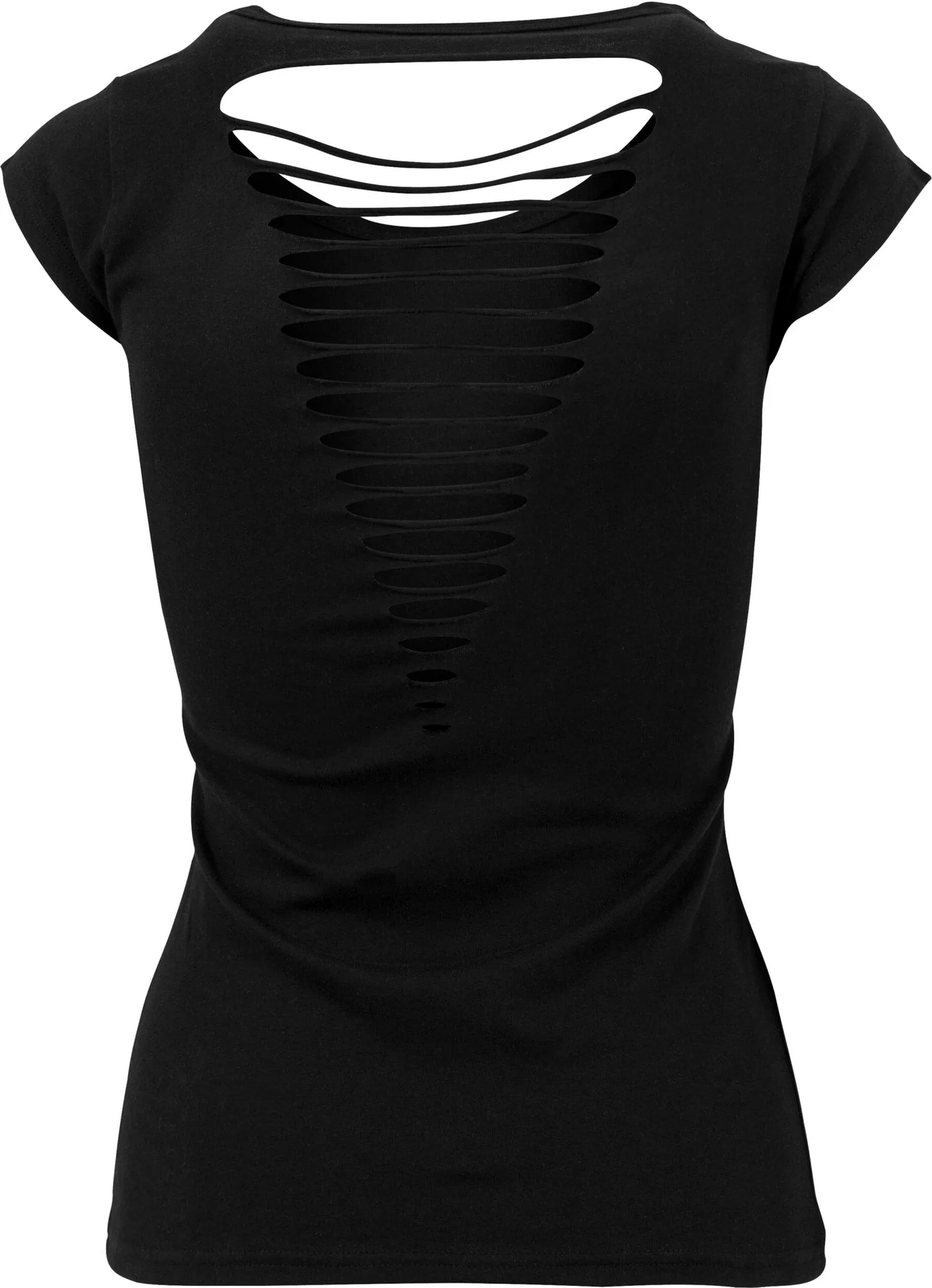 Build Your Brand Ladies Back Cut Tee