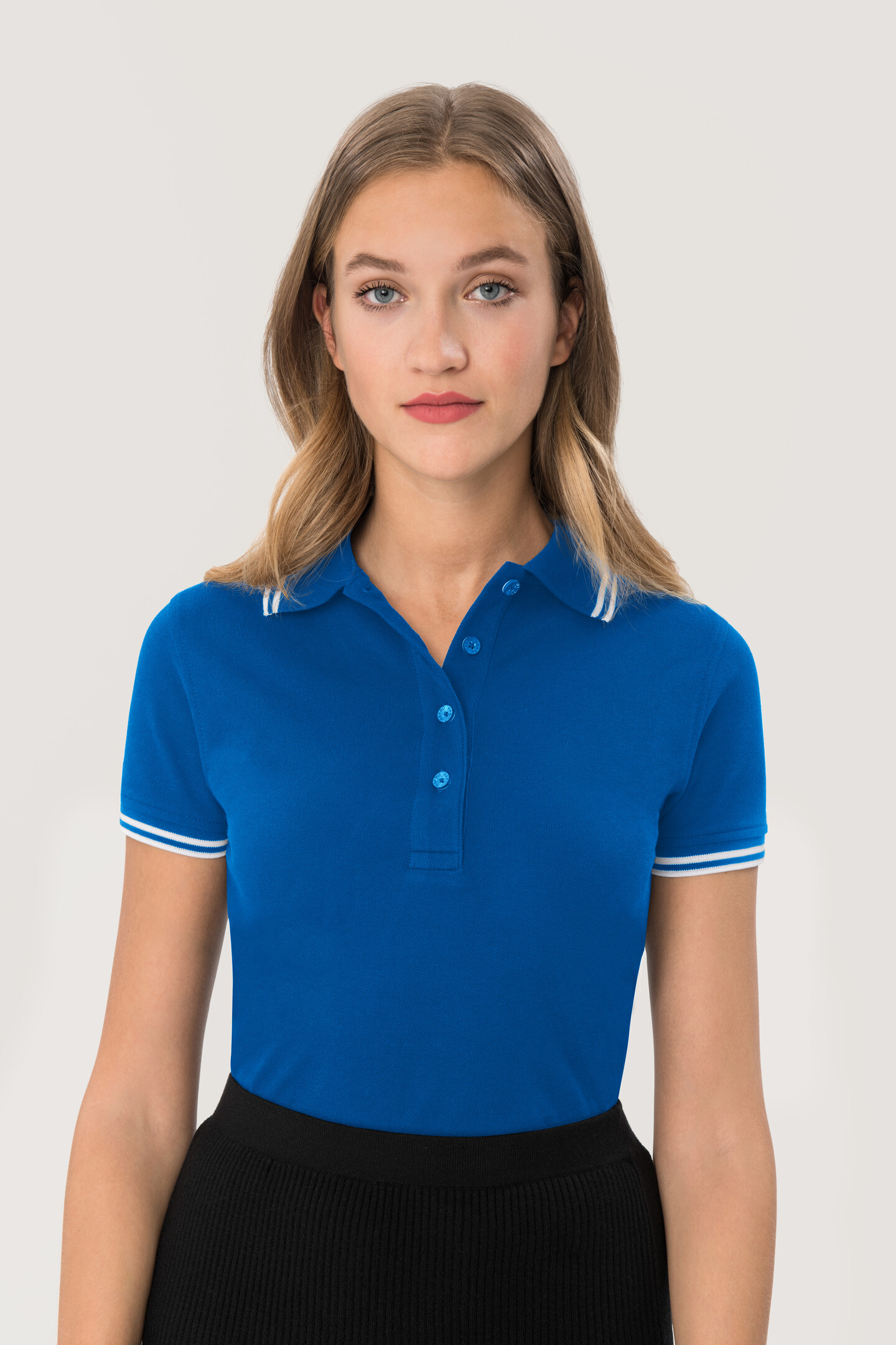 HAKRO Women-Poloshirt 205 Twin-Stripe HAKRO Women-Poloshirt 205 Twin-Stripe
