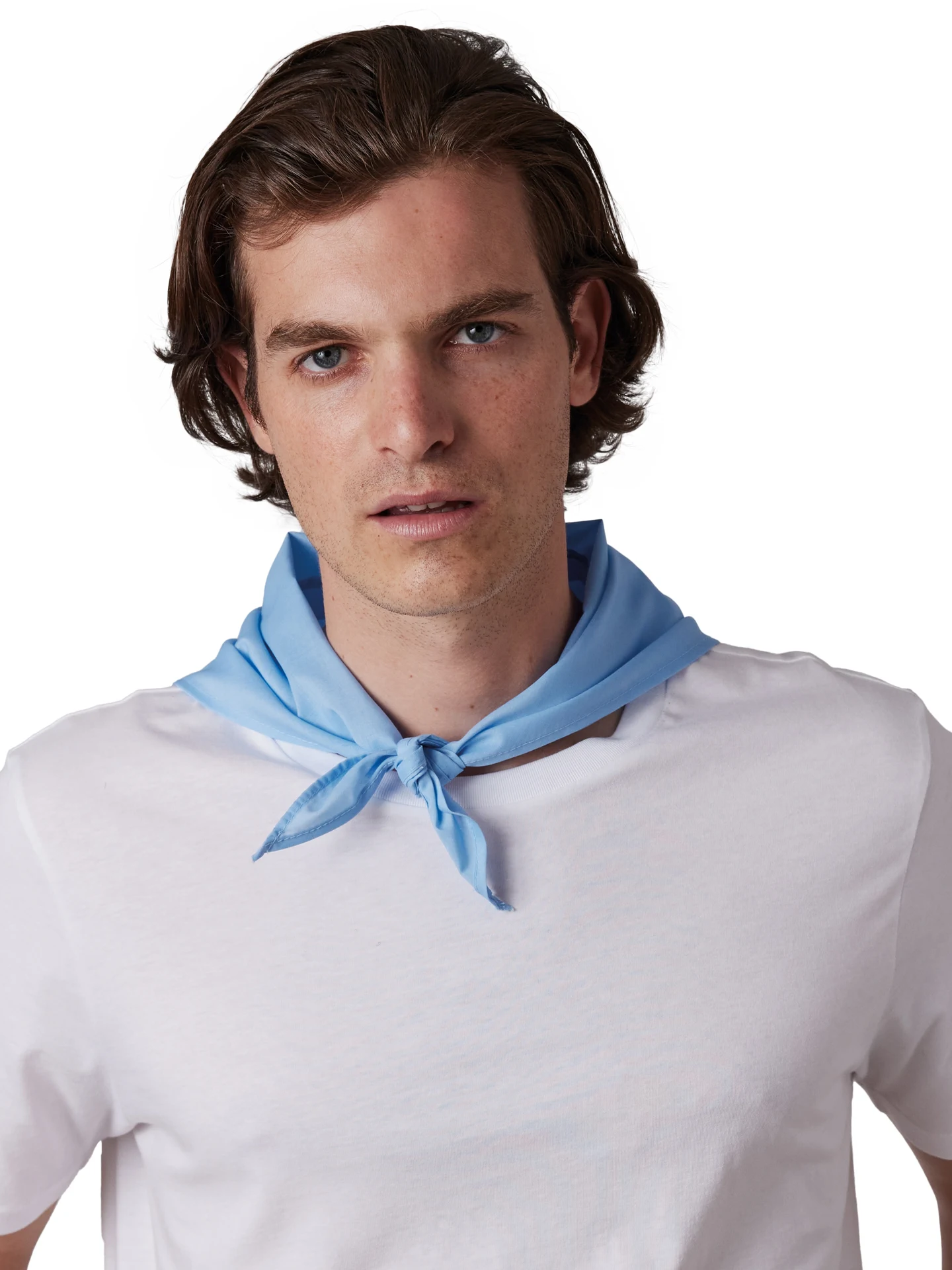 kariban-KP064-bandana-fiesta-skyblue-model-1 Kariban Bandana "Fiesta"