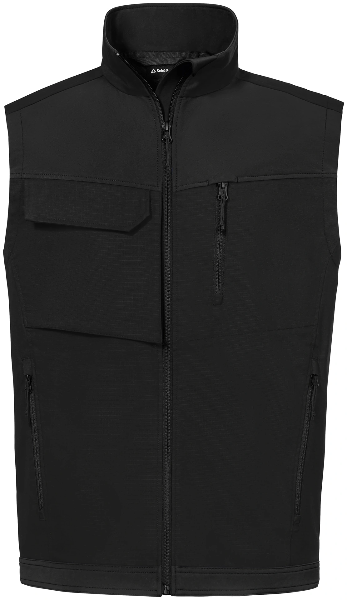 schoeffel-pro-7537-meistermacher-weste-schwarz-front-1 Schöffel PRO 7537 MEISTERMACHER Arbeitsweste