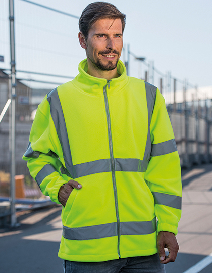 Korntex Hi-Vis Safety Fleece-Jacket Bergen