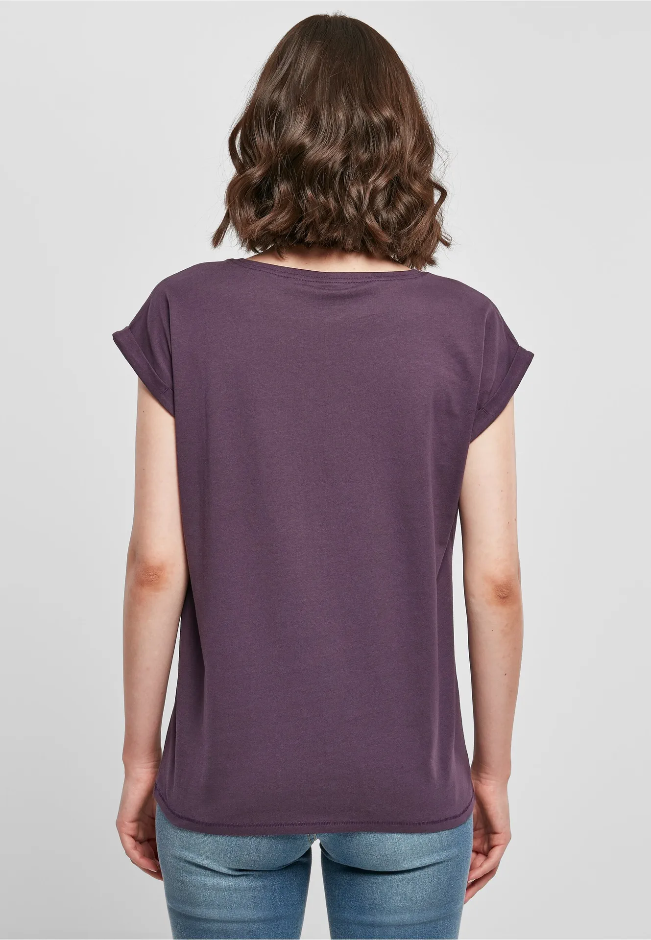 Build Your Brand Ladies Extended Shoulder Tee