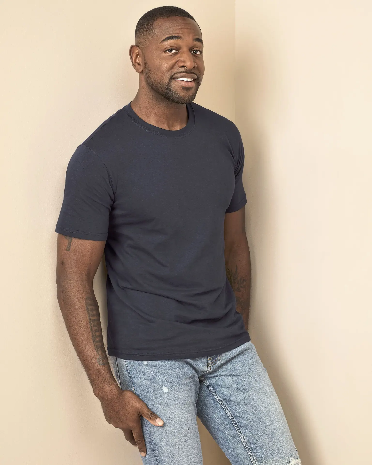 stedman-st2010-classic-t-shirt-fitted-navyblue-model-1 Stedman Classic-T Fitted