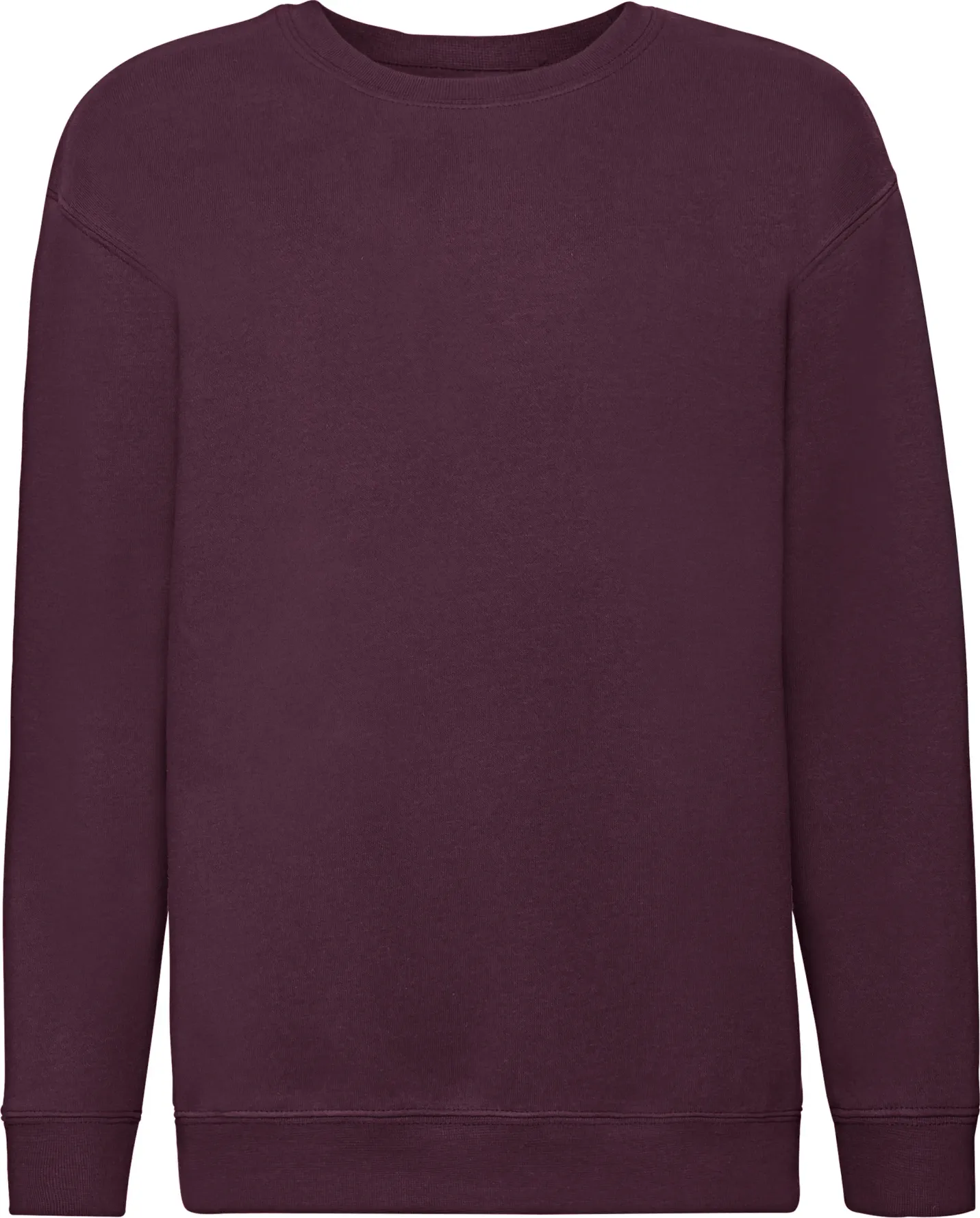 fruit-of-the-loom-62-031-0-kids-premium-set-in-sweatshirt-burgundy-4 F.O.L. Premium Set-In Sweat Kids