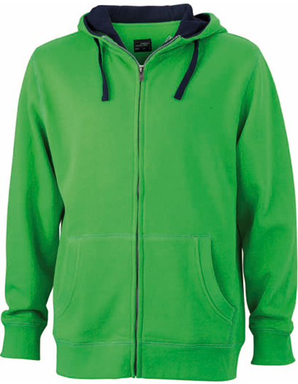 James & Nicholson Men's Lifestyle Zip-Hoody Sweat James & Nicholson Men's Lifestyle Zip-Hoody Sweat