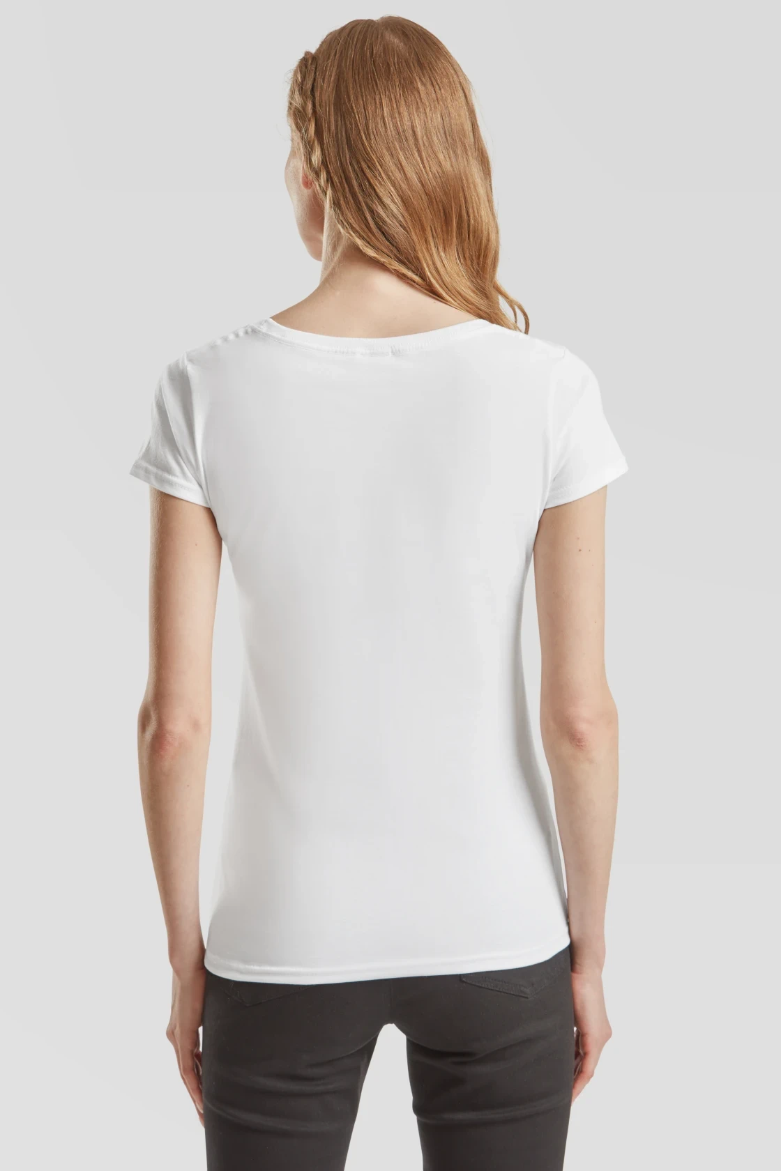 fruit-of-the-loom-61-424-0-ladies-iconic-195-t-shirt-white-model-2 F.O.L. Ringspun Premium T Lady-fit