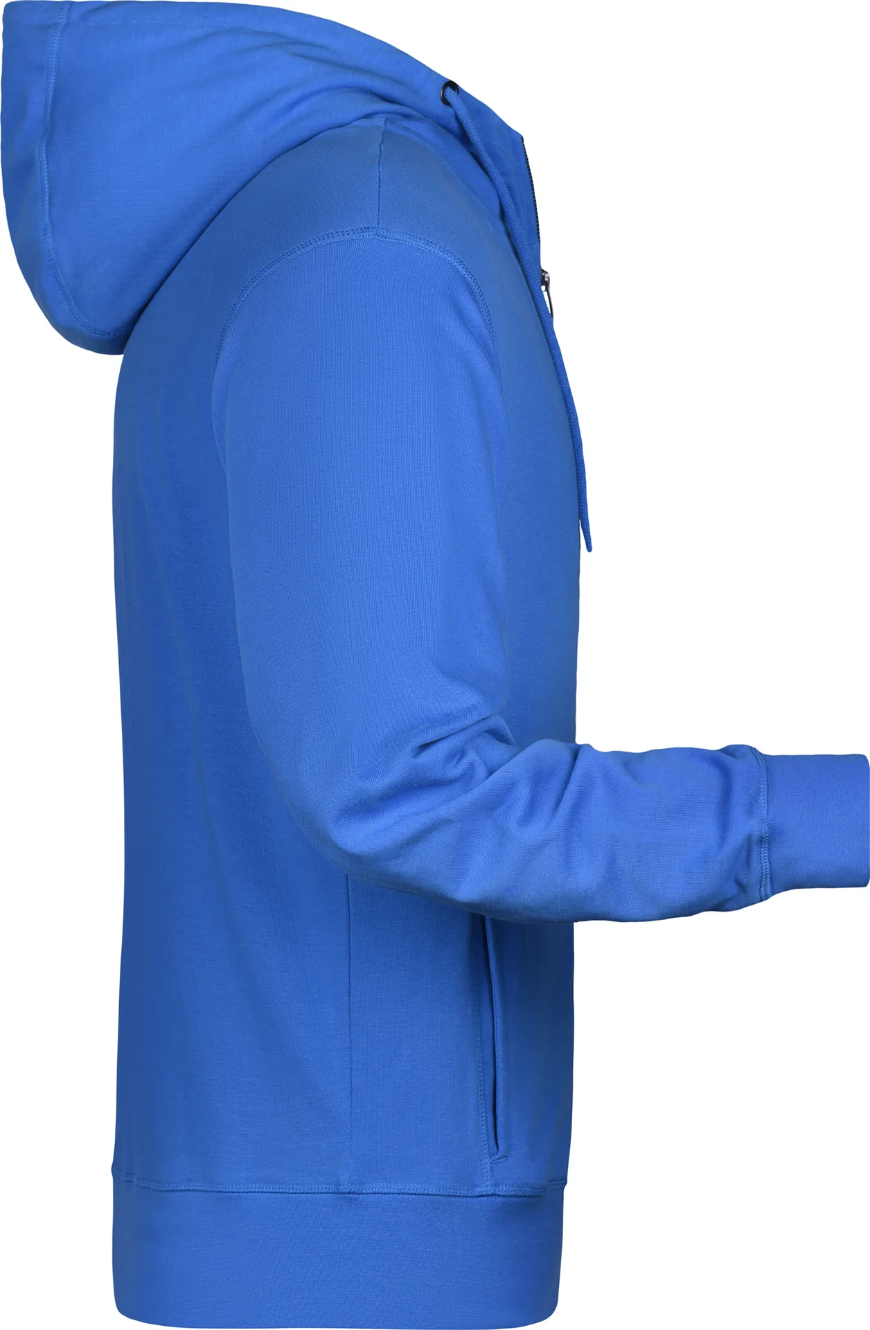 JN8026-mens-zip-hoody-cobalt-right-6 James & Nicholson Men`s Zip-Hoody