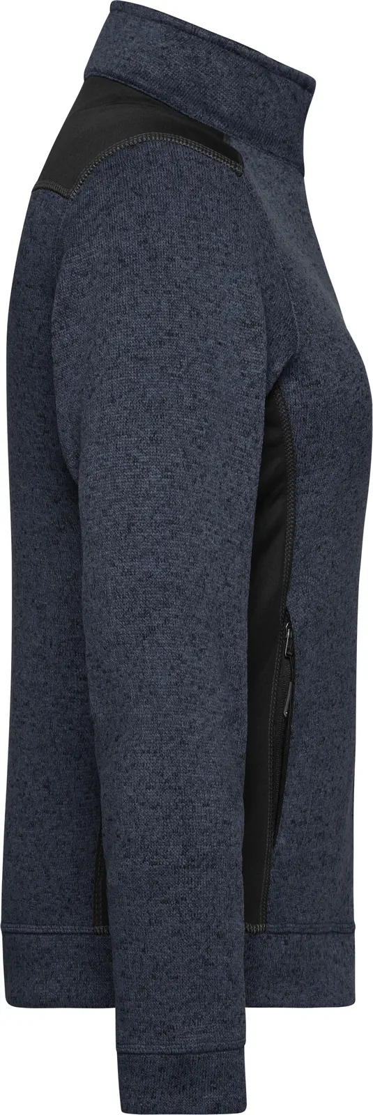 James & Nicholson Ladies Knitted Workwear Fleece Jacket -STRONG-