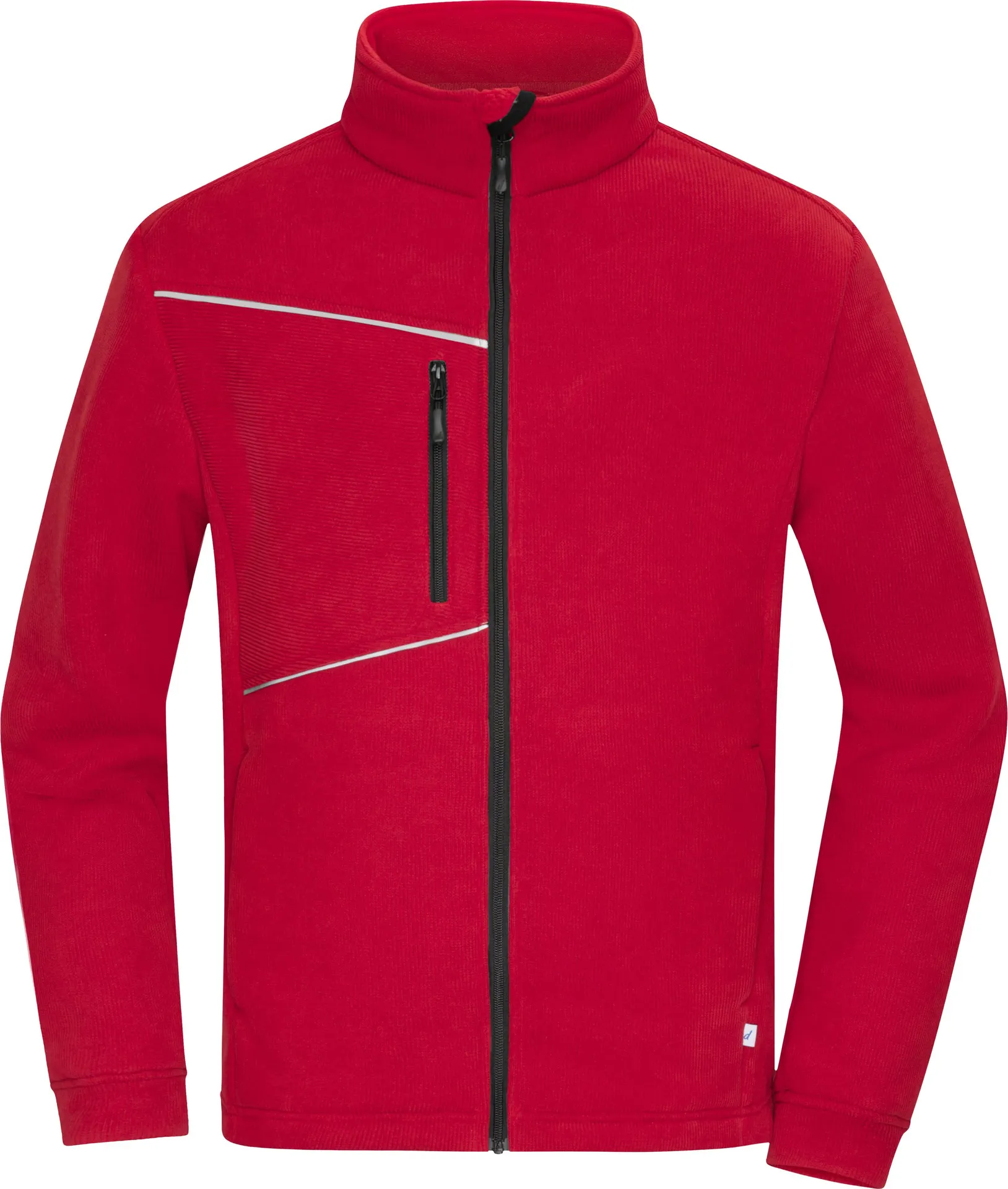 James & Nicholson Fleece Jacket - Corduroy Look