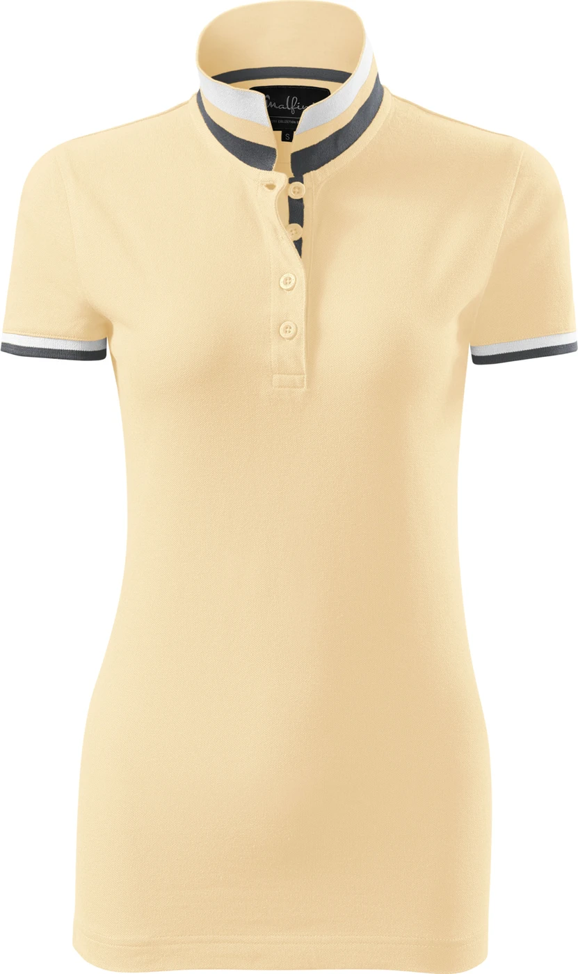 malfini-257-polohemd-damen-collar-up-bourbonvanilla-front-2 MALFINI Damen Polo Collar Up 257