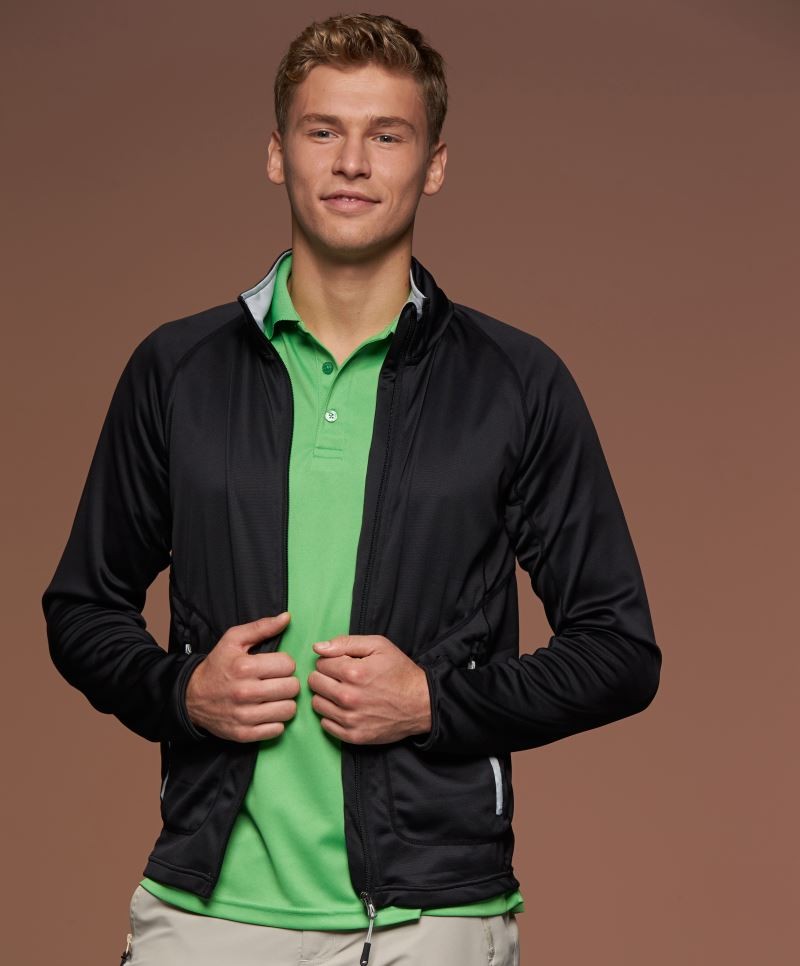 James & Nicholson Men's Stretch-Fleece Jacket