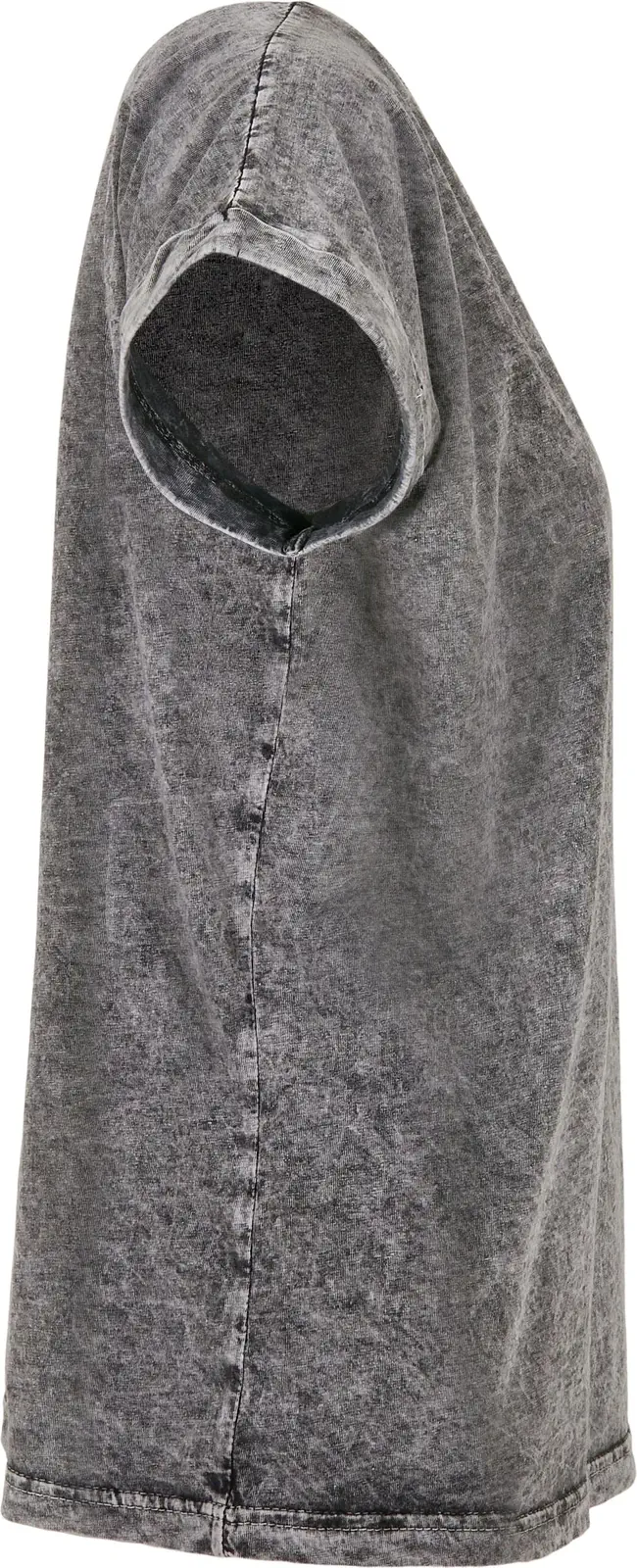 Build Your Brand Ladies Acid Washed Extended Shoulder Tee