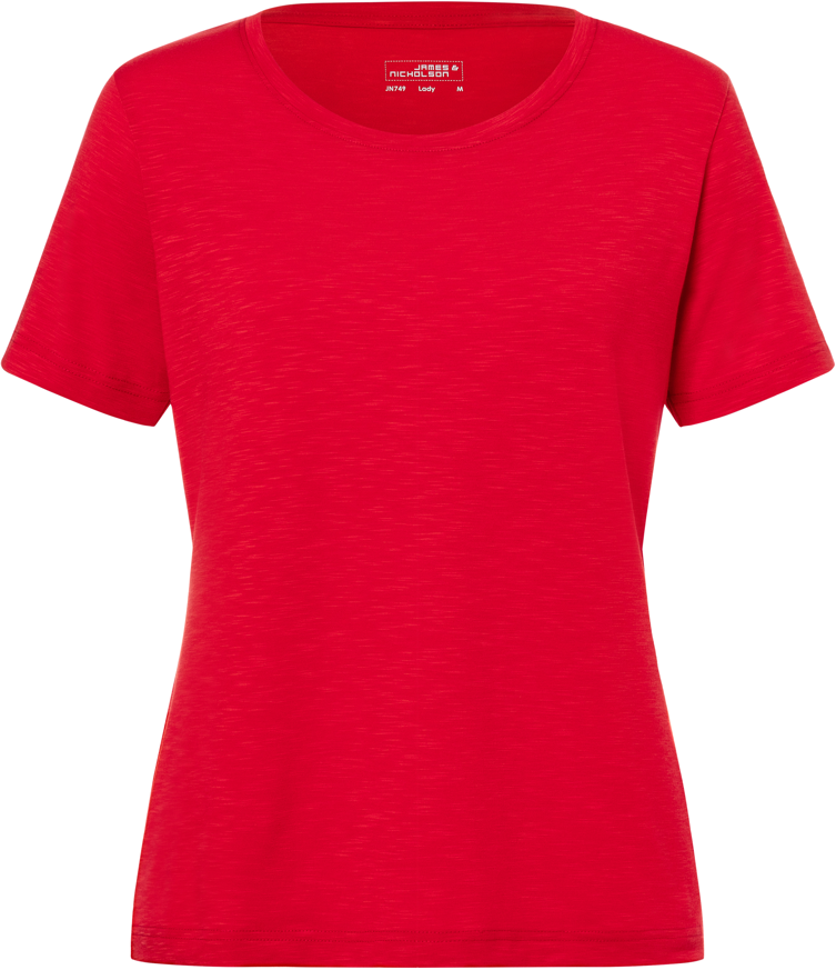 James & Nicholson Ladies Slub T-Shirt James & Nicholson Ladies Slub T-Shirt