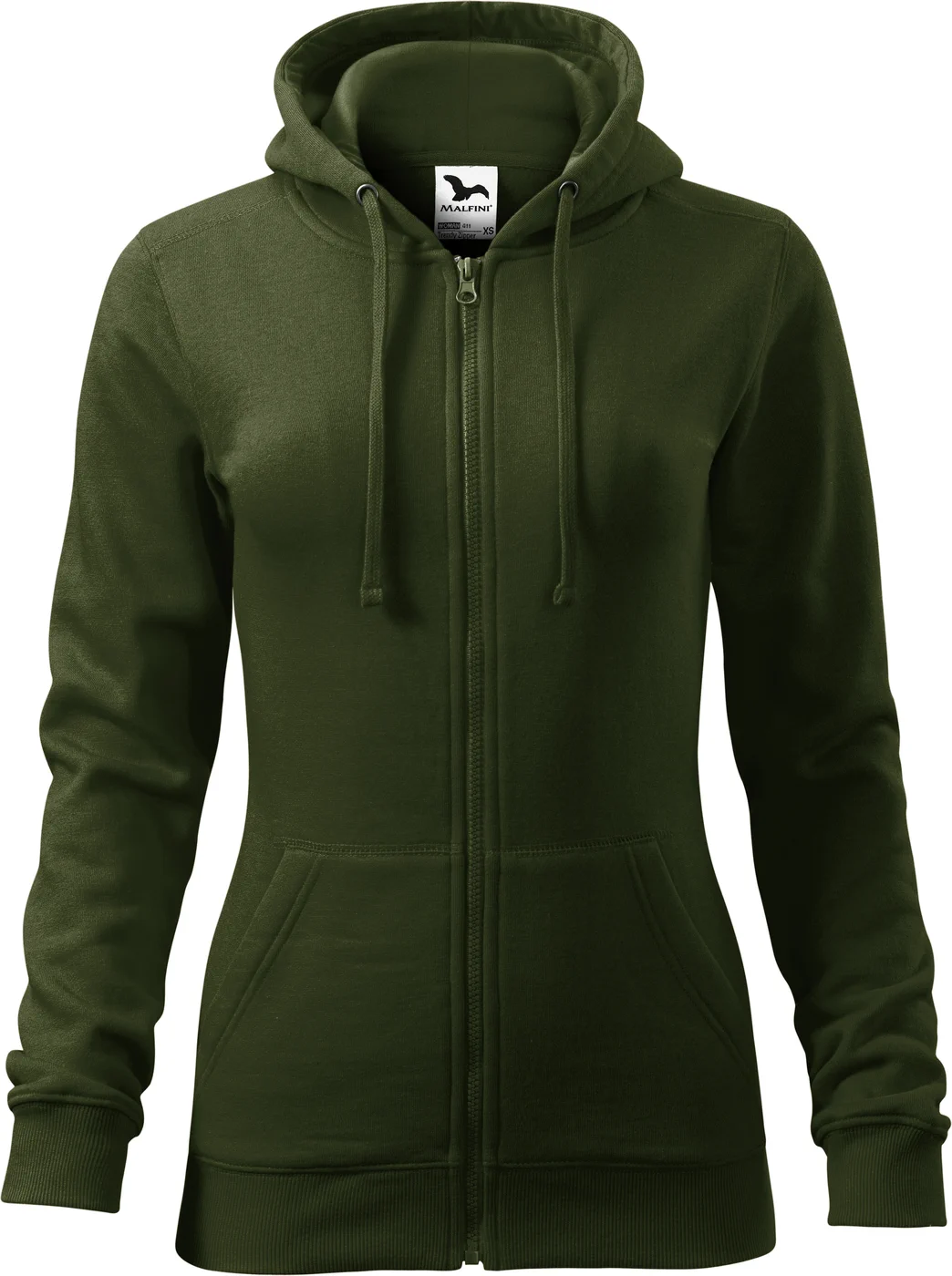 MALFINI Sweatshirt Damen Trendy Zipper 411
