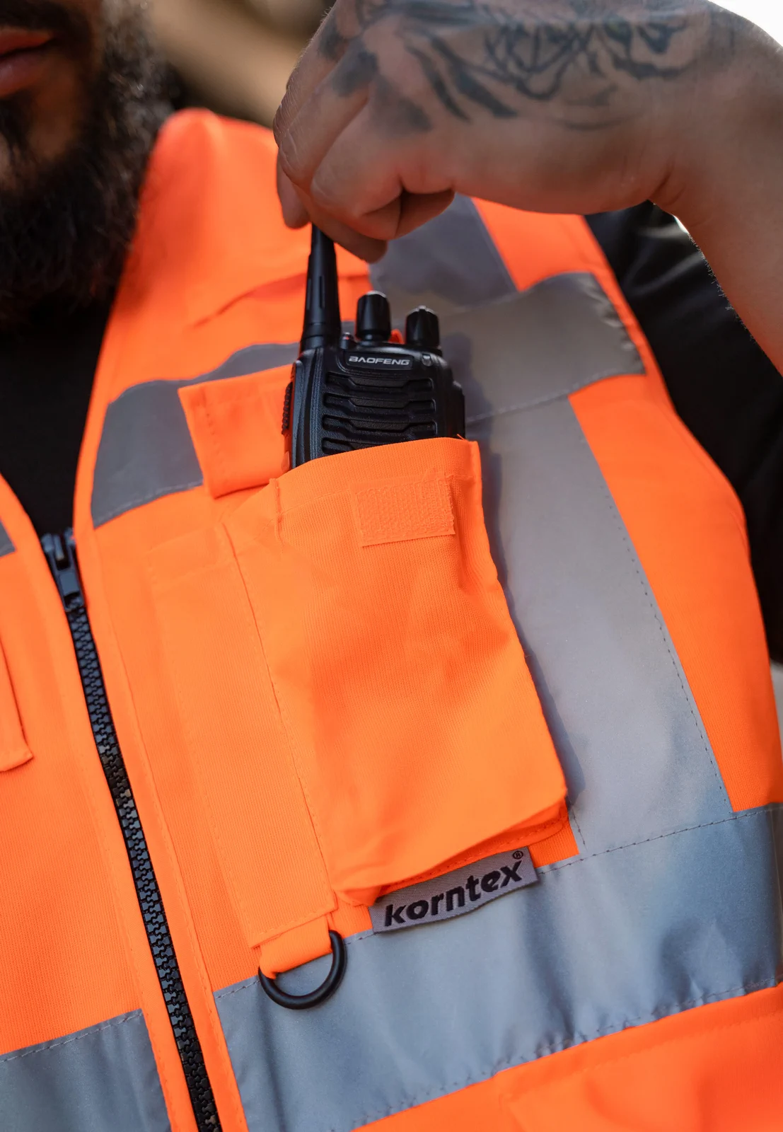 Korntex Executive Hi-Viz Safety Vest