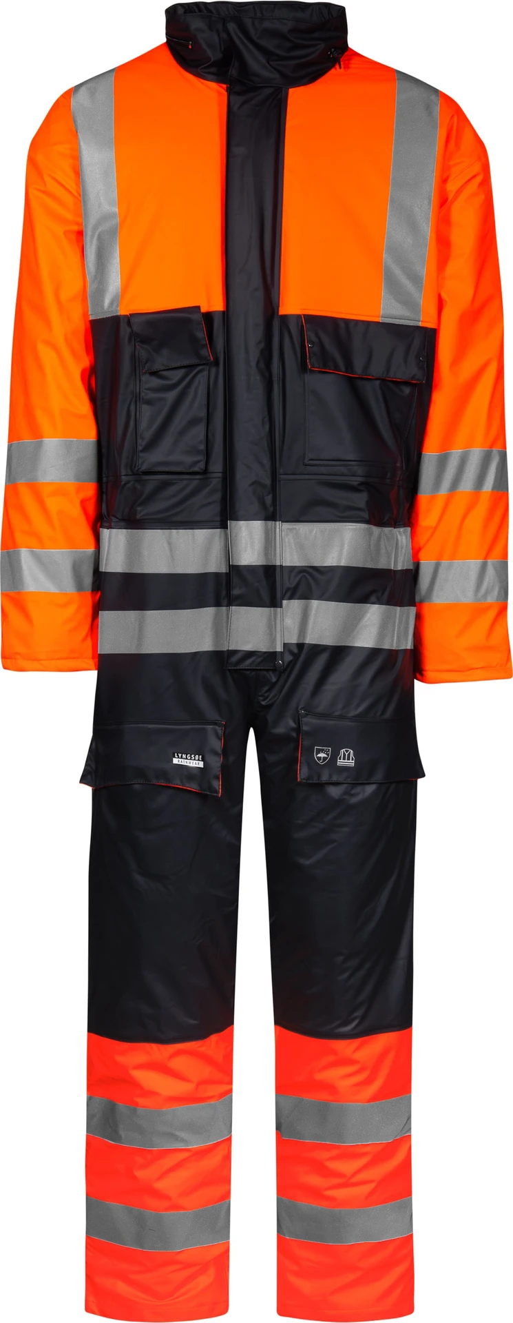 leuchtorange/navy