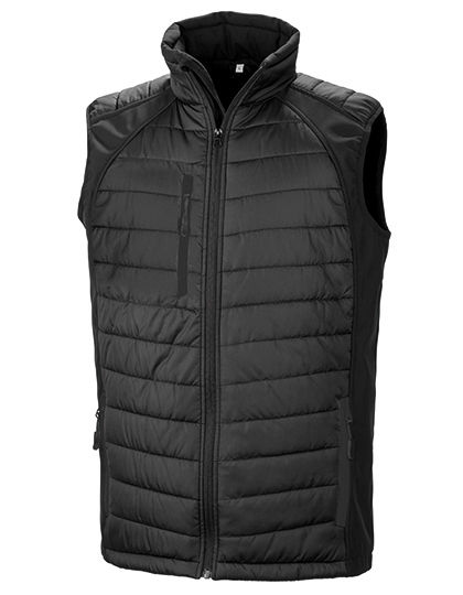 Result Black Compass Softshell Gilet