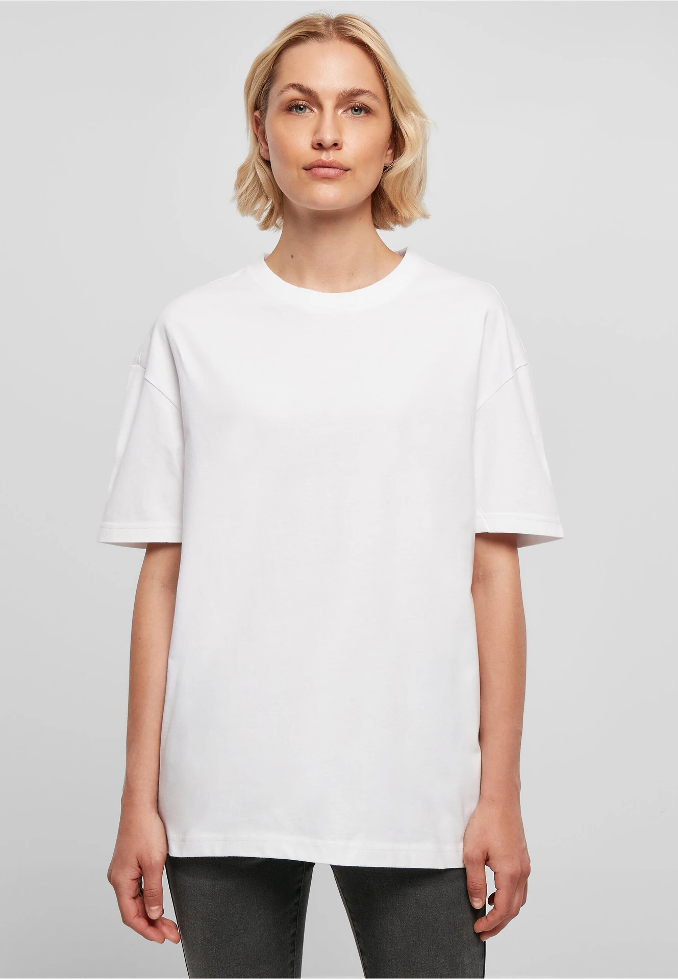 Build Your Brand Ladies Oversized Boyfriend Tee