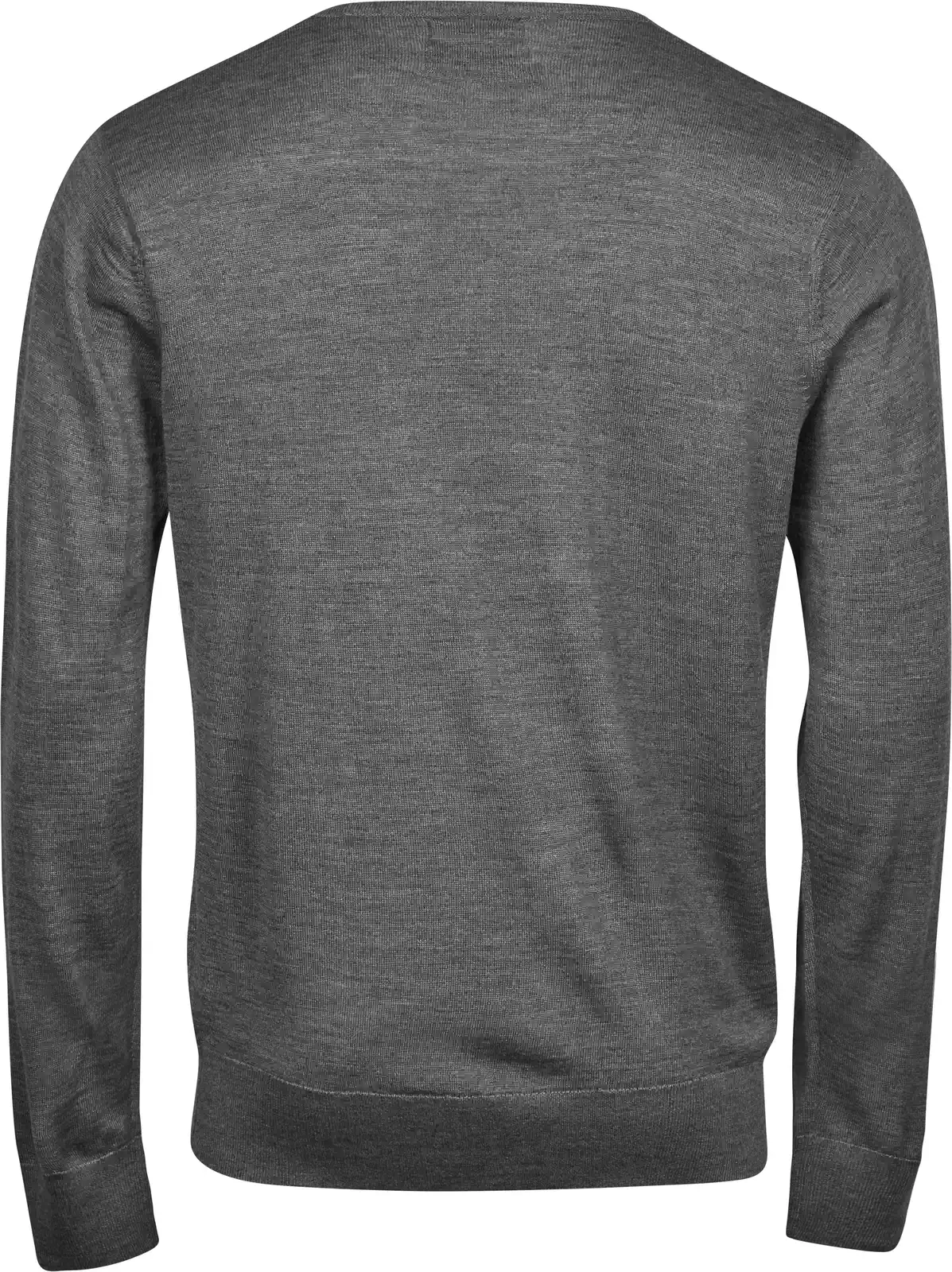 tee-jays-6000-mens-crew-neck-sweater-greymelange-back-3 Tee Jays Men`s Crew Neck Sweater