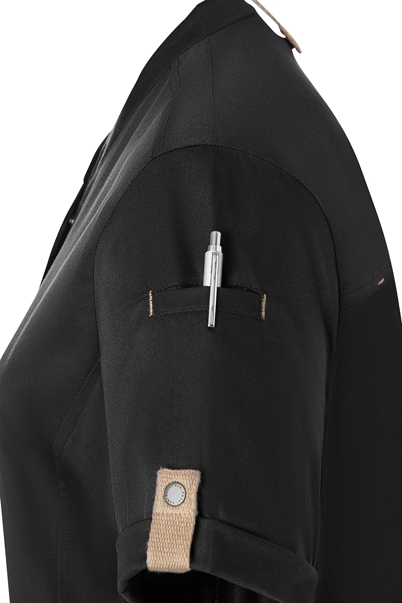 KARLOWSKY Damenkochjacke Green-Generation Kurzarm