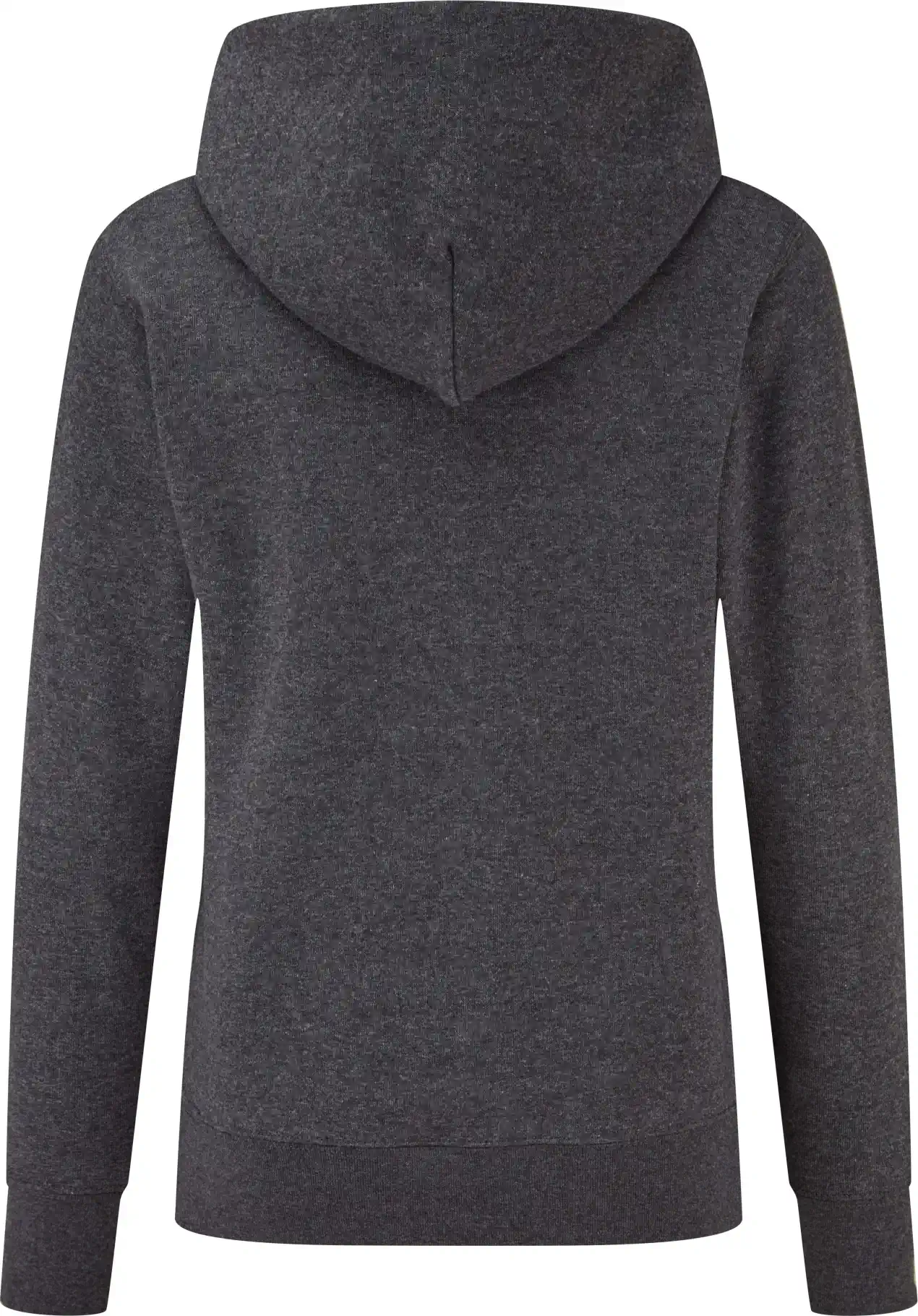 fruit-of-the-loom-62-038-0-ladies-classic-hooded-sweatshirt-darkheathergrey-6 F.O.L. Ladies Classic Hooded Sweat
