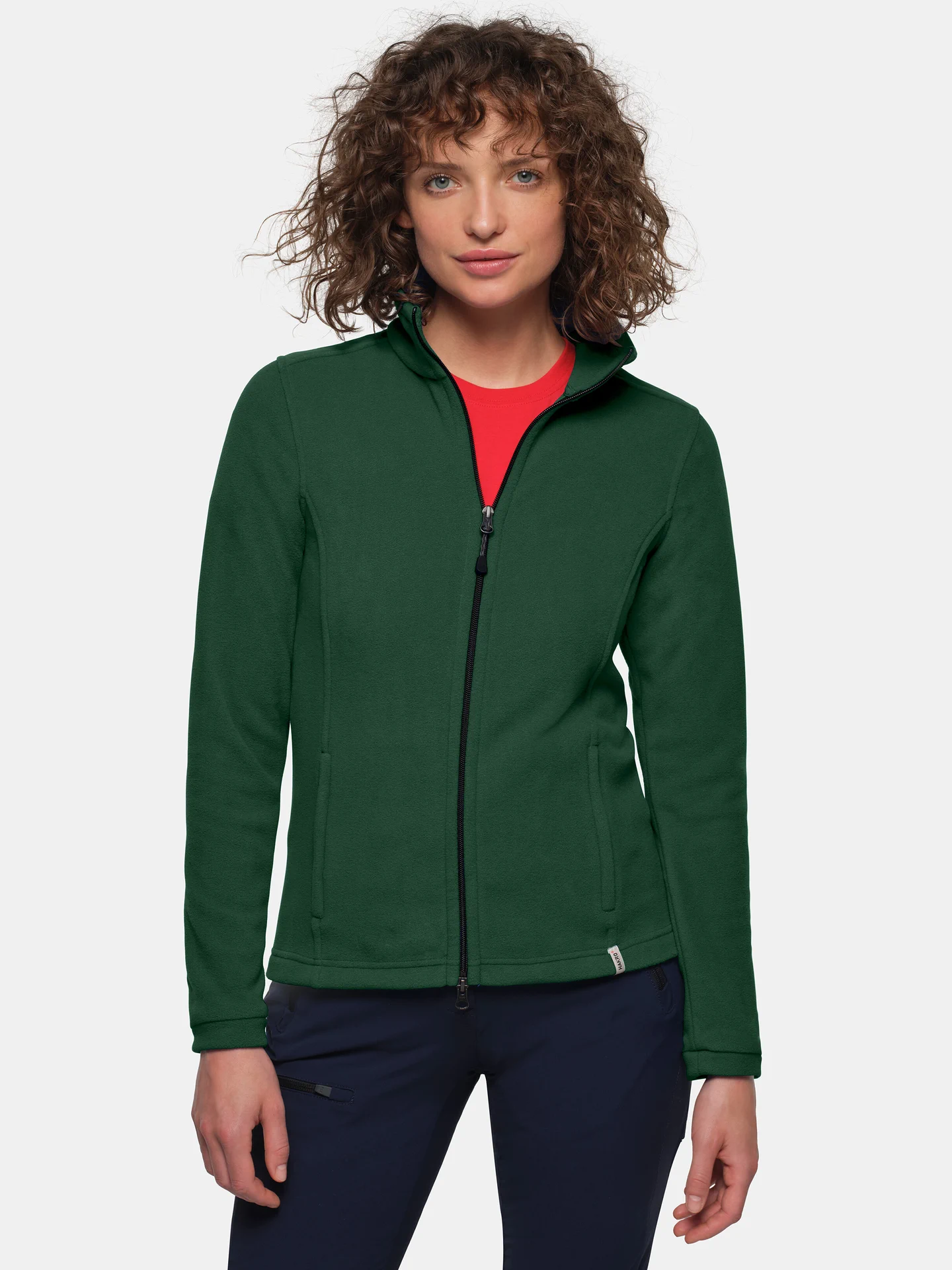 hakro-246-damen-fleecejacke-eco-tanne-model-0 HAKRO Damen Fleecejacke ECO 246