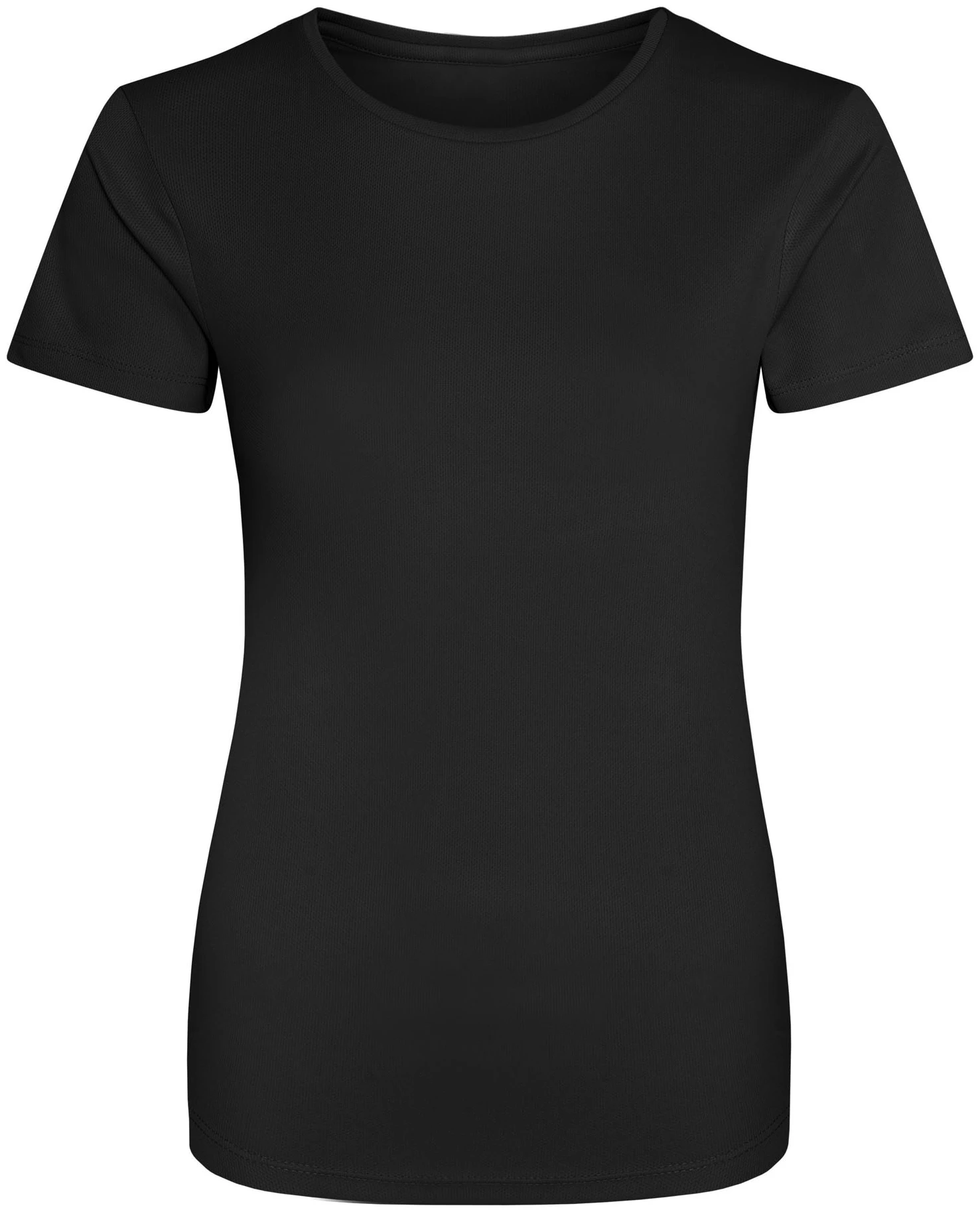 justcool-jc005-womens-cool-t-shirt-jetblack-front-1 Just Cool Women's Cool T