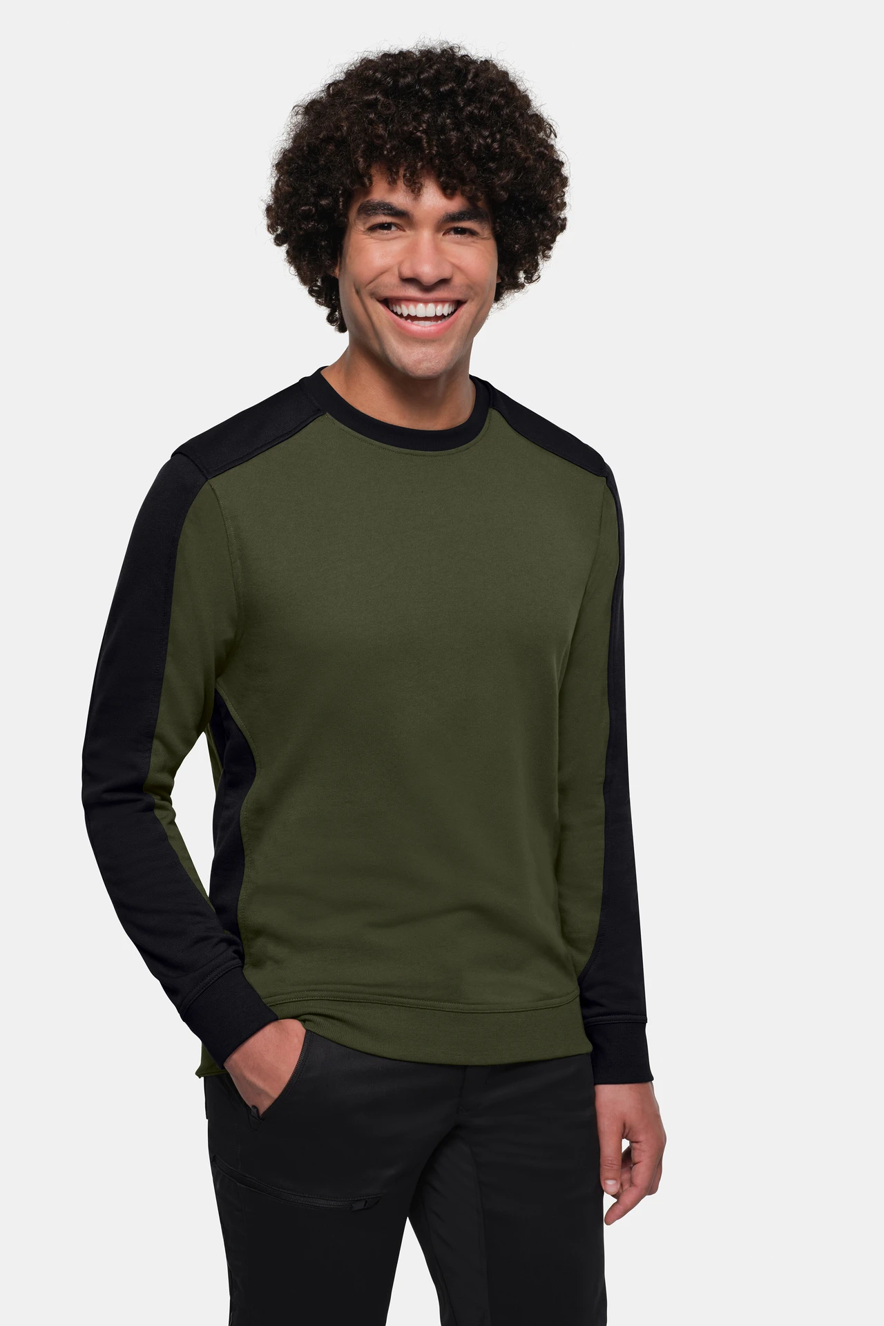 HAKRO Sweatshirt 549 Contrast MIKRALINAR® ECO