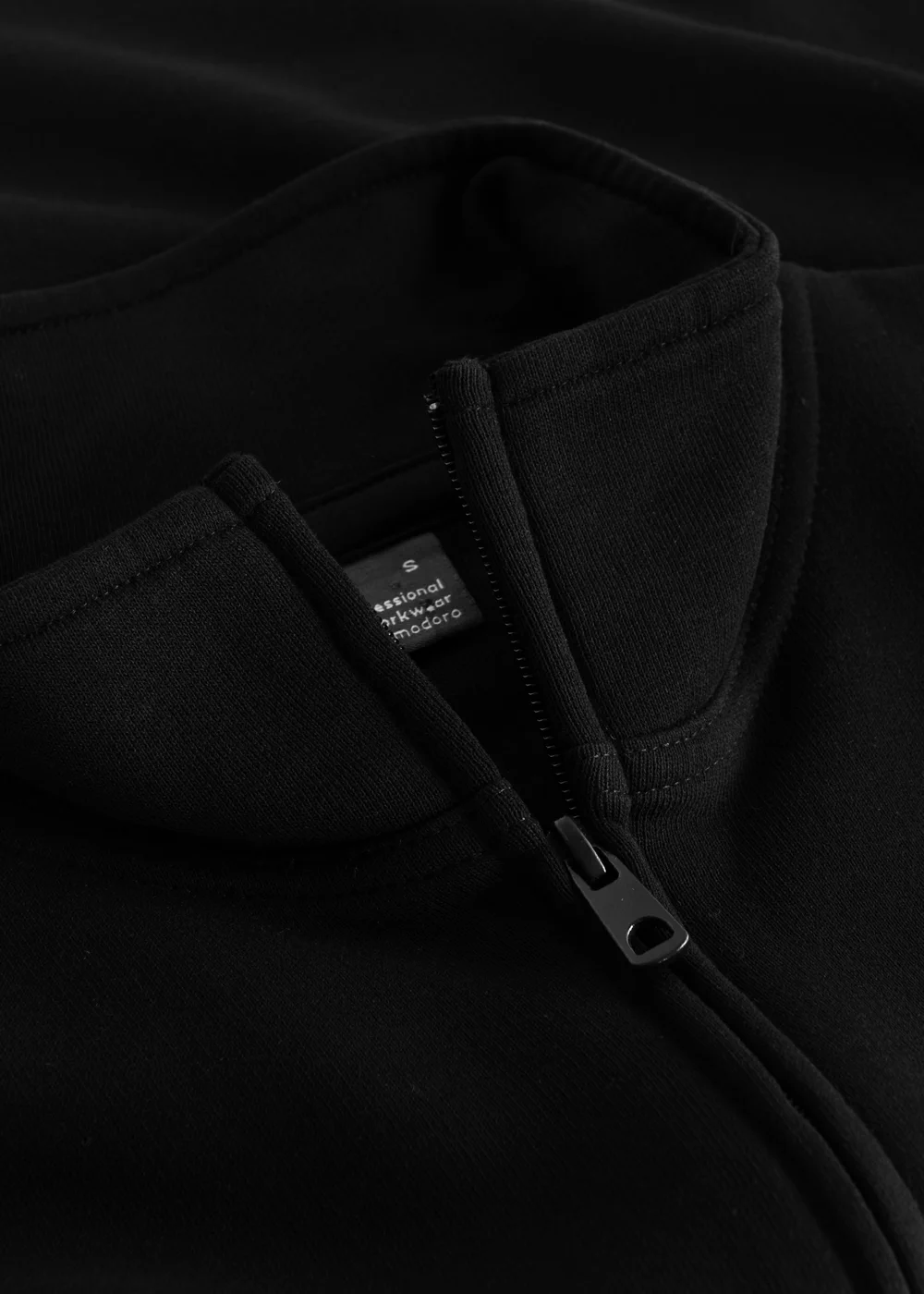 promodoro-5275-womens-sweatjacket-black-detail-7 Promodoro Women's Sweatjacket