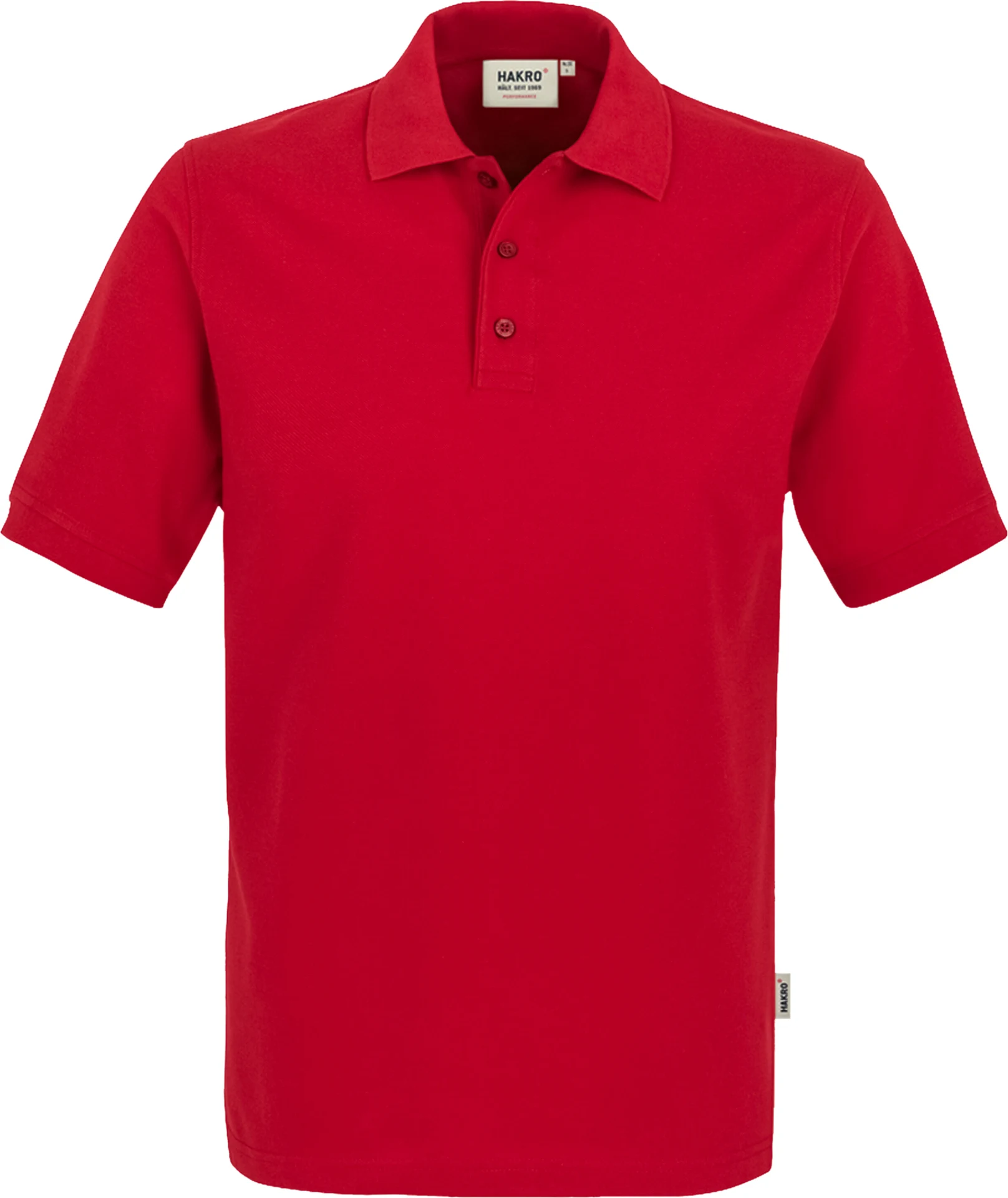 hakro-816-poloshirt-mikralinar-rot-front-1 HAKRO Poloshirt 816 Mikralinar®