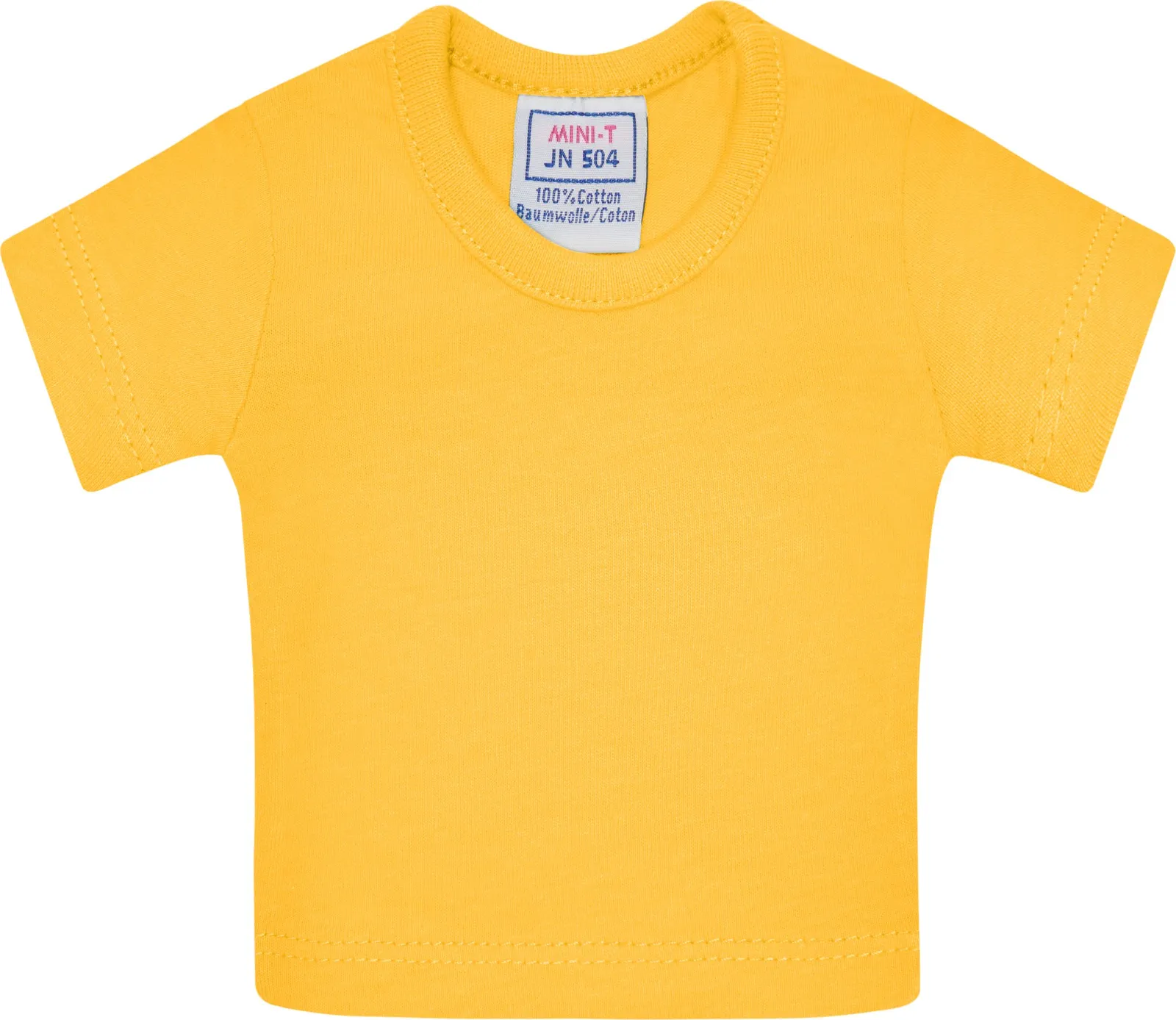 jn504-mini-t-shirt-goldyellow-front-3 James & Nicholson Mini-T