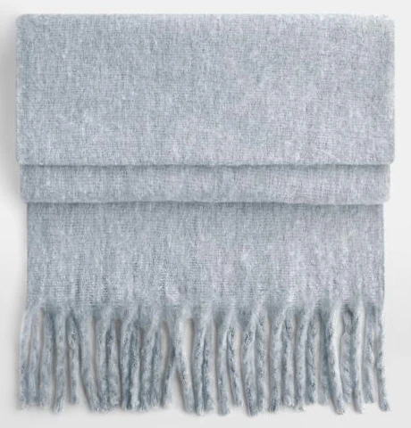 beechfield-b496r-fluffy-scarf-heathergrey-front-1 Beechfield Fluffy Scarf