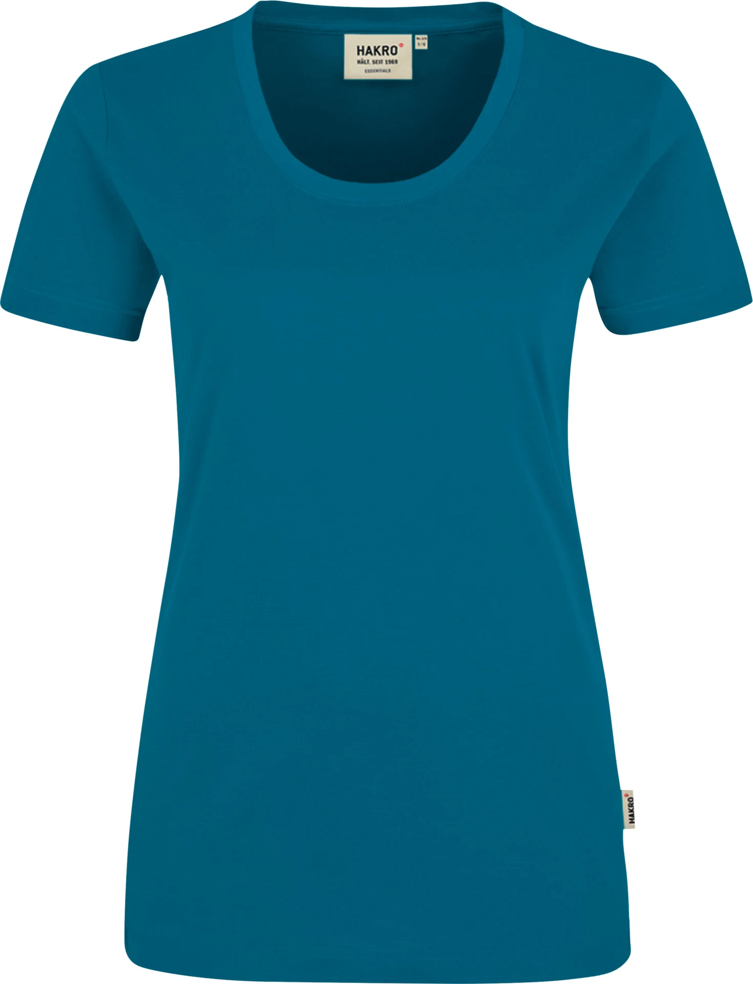 hakro-127-damen-t-shirt-classic-petrol-front-1 HAKRO Women-T-Shirt 127 Classic