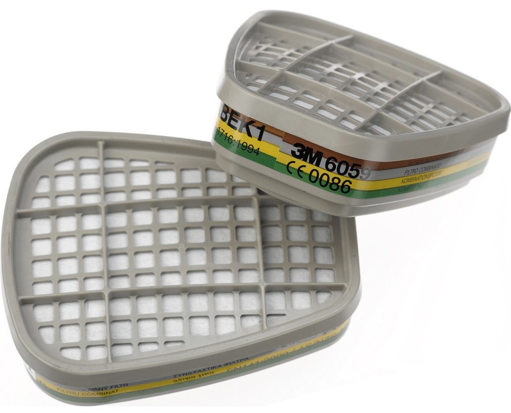 3M Gasfilter Bajonett 6059 ABEK1 3M Gasfilter Bajonett 6059 ABEK1
