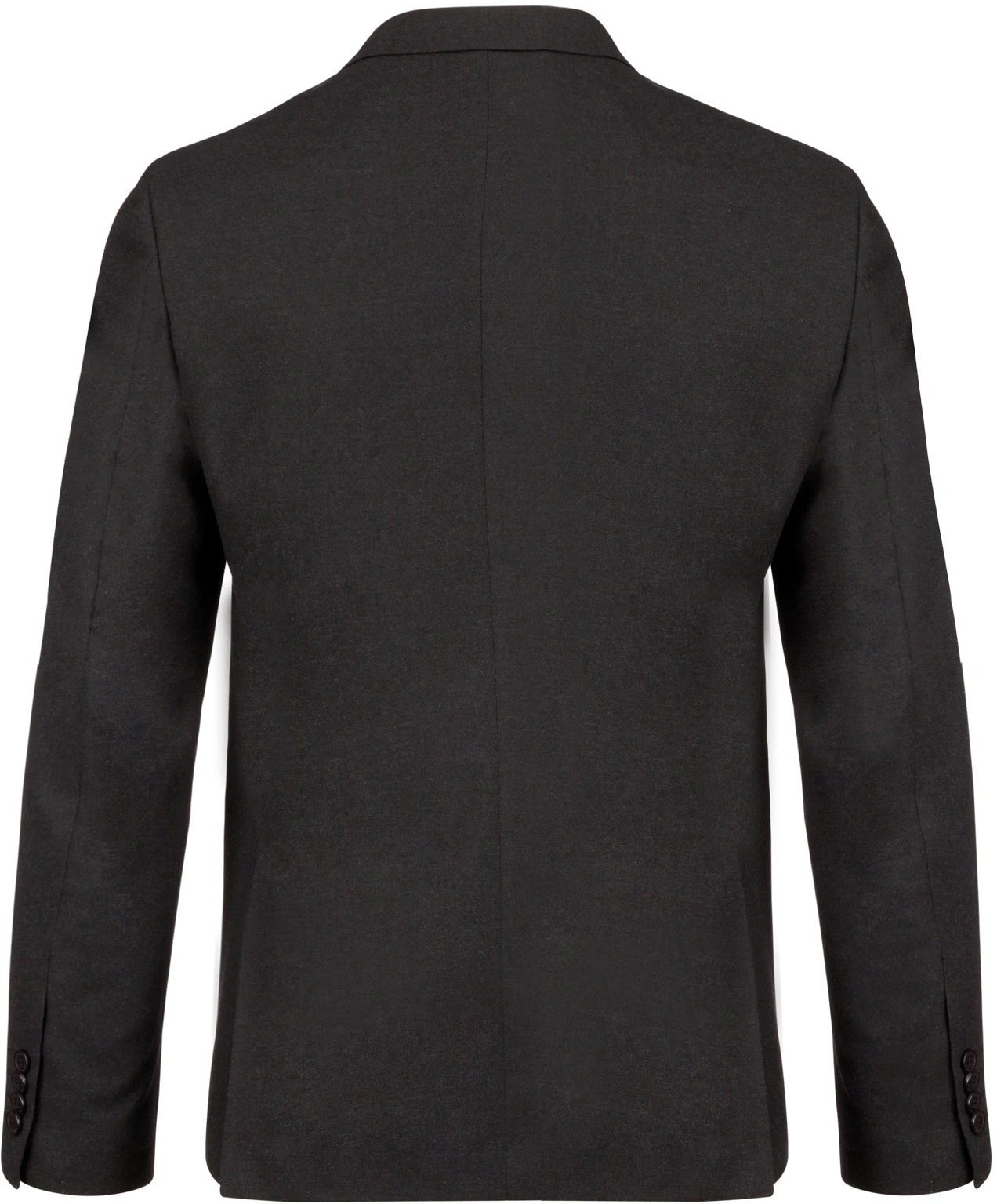 kariban-K6130-herren-anzugsakko-anthraciteheather-back-6 Kariban Herren Anzugsakko