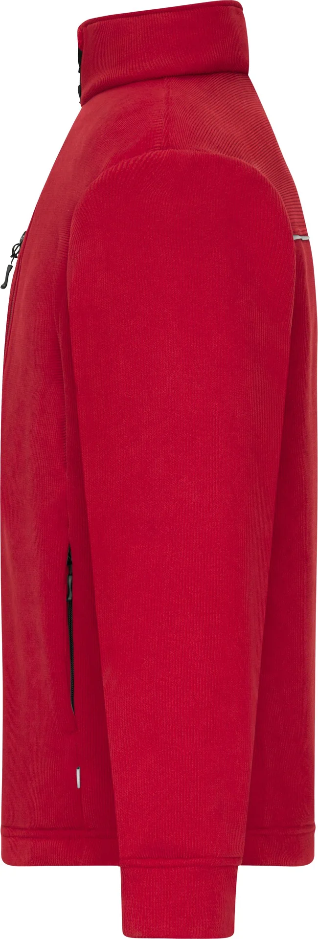 James & Nicholson Fleece Jacket - Corduroy Look
