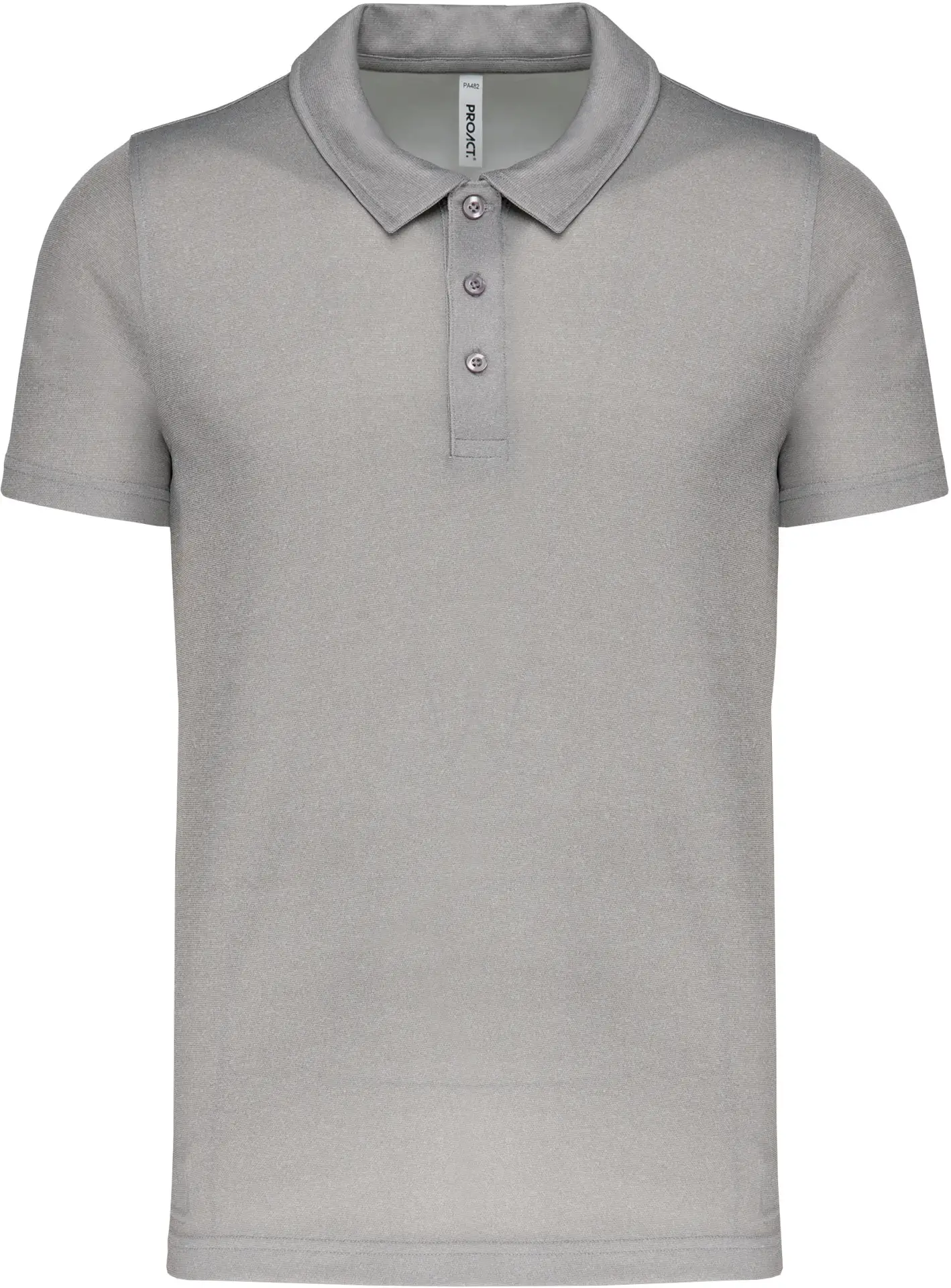 kariban-PA482-herren-coolplus-polo-greymelange-front-3 Kariban Herren CoolPlus Polo