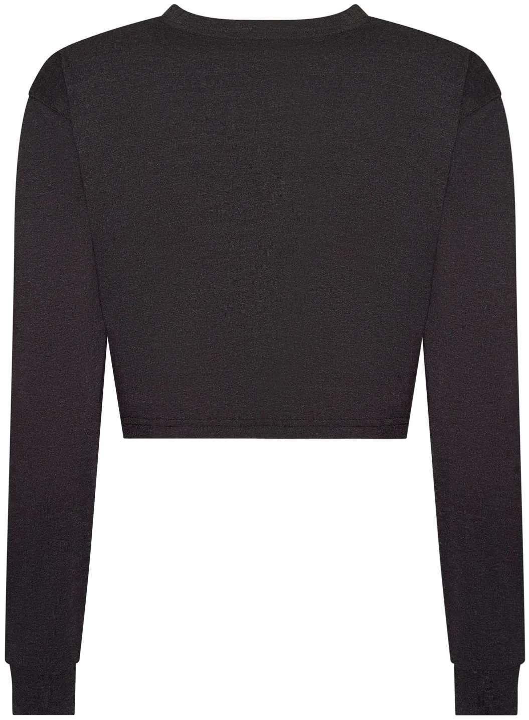 justts-jt016-womens-long-sleeve-cropped-t-shirt-heatherblack-back-3 Just Ts Women's Long Sleeve Cropped T