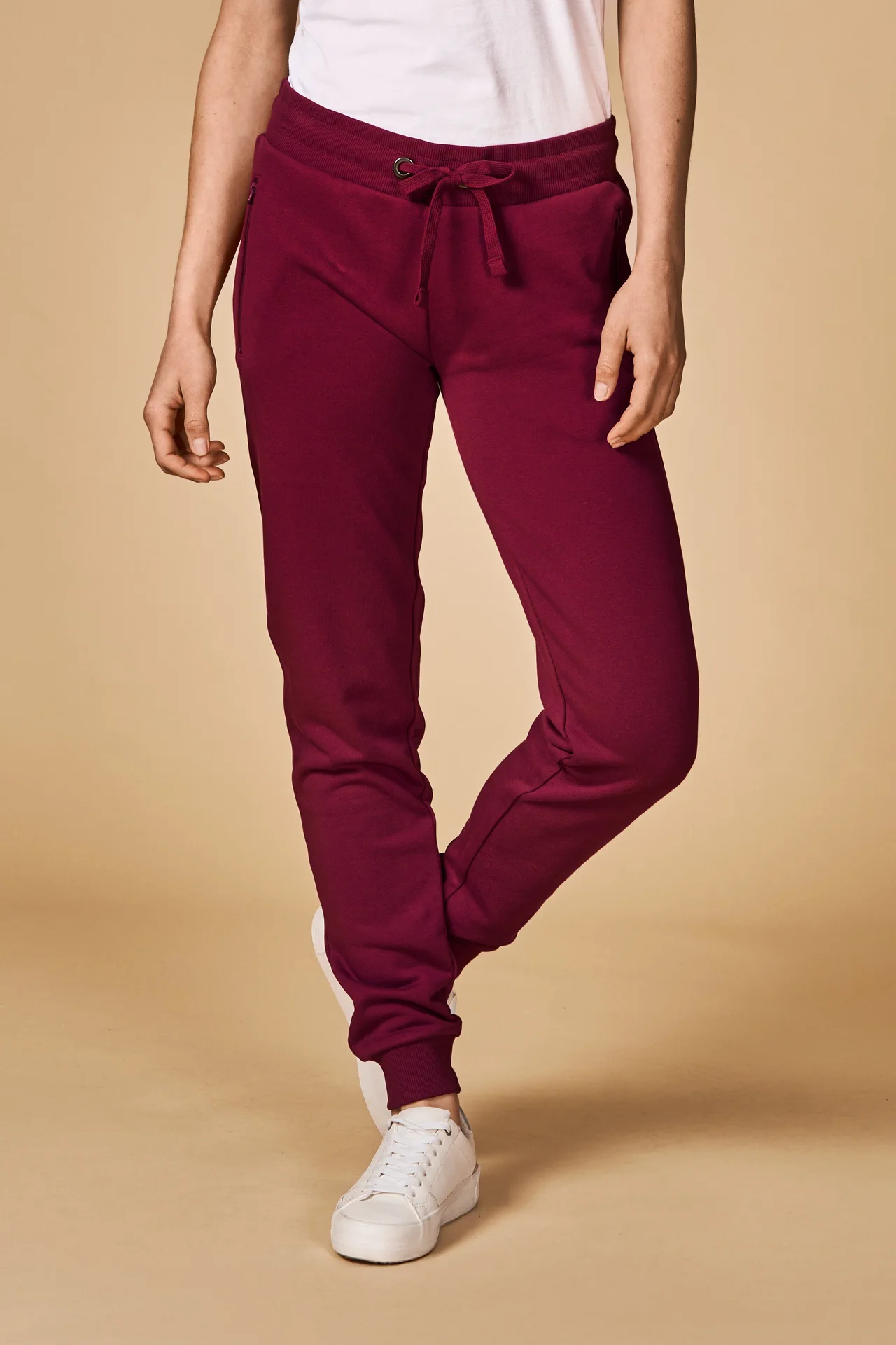 promodoro-1700-womens-pants-berry-model-0 promodoro Women's Pants
