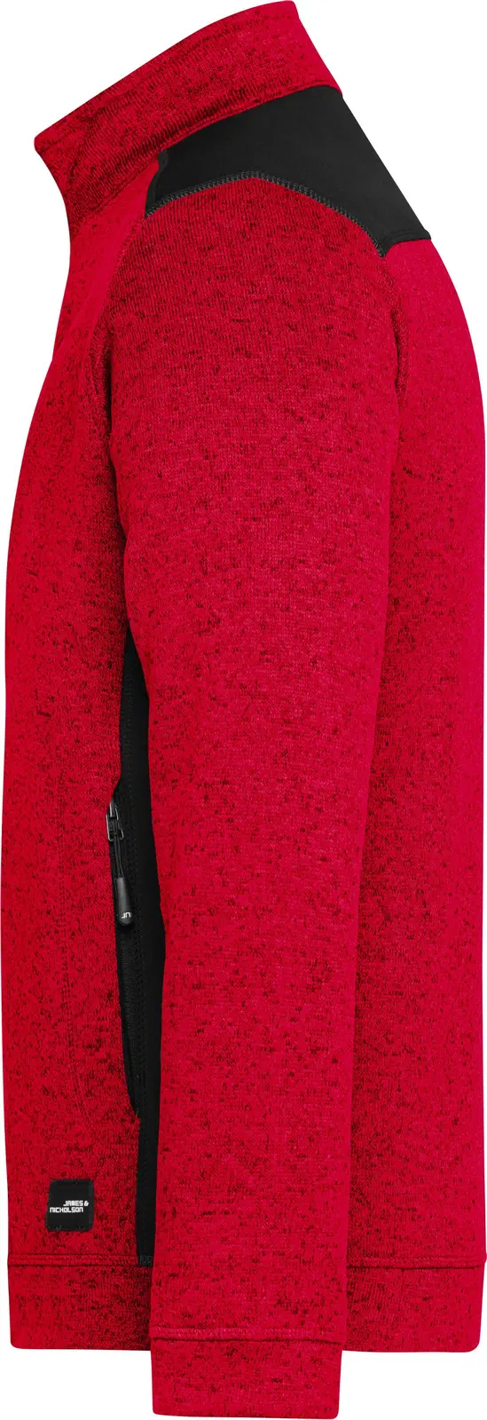 James & Nicholson Men's Knitted Workwear Fleece Jacket -STRONG-