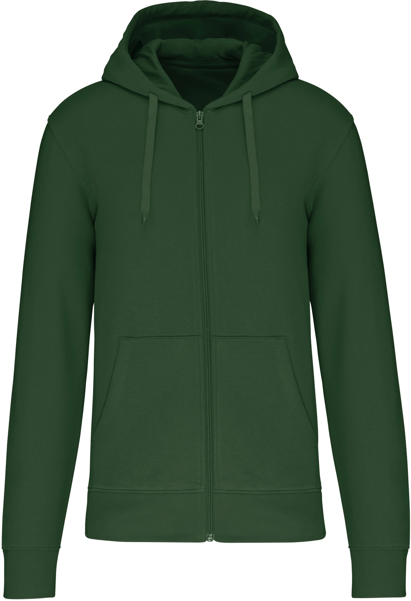kariban-K4030-umweltfreundliche-kapuzen-sweatjacke-forestgreen-front-3 Kariban Umweltfreundliche Kapuzen Sweatjacke