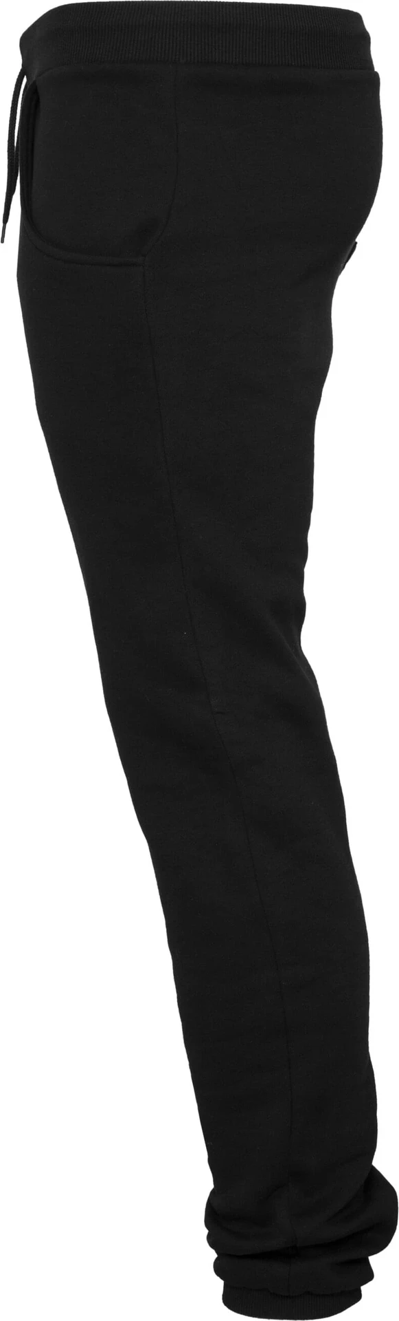 BYB-BY013-heavy-deep-crotch-sweatpants-black-left-6 Build Your Brand Heavy Deep Crotch Sweatpants