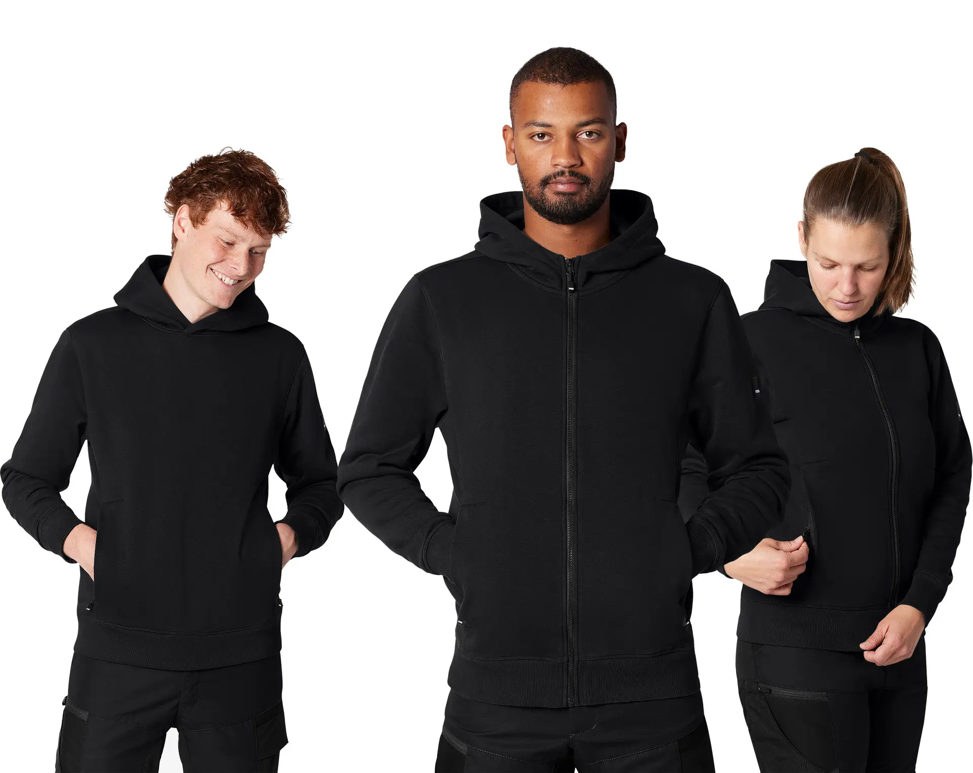 FHB Hoodie-Jacke QUENTIN unisex