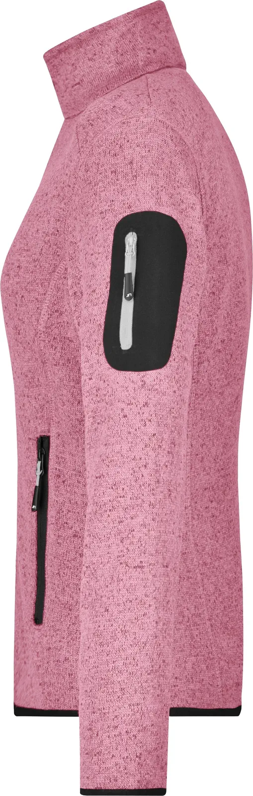 James & Nicholson Ladies Knitted Fleece Jacket 