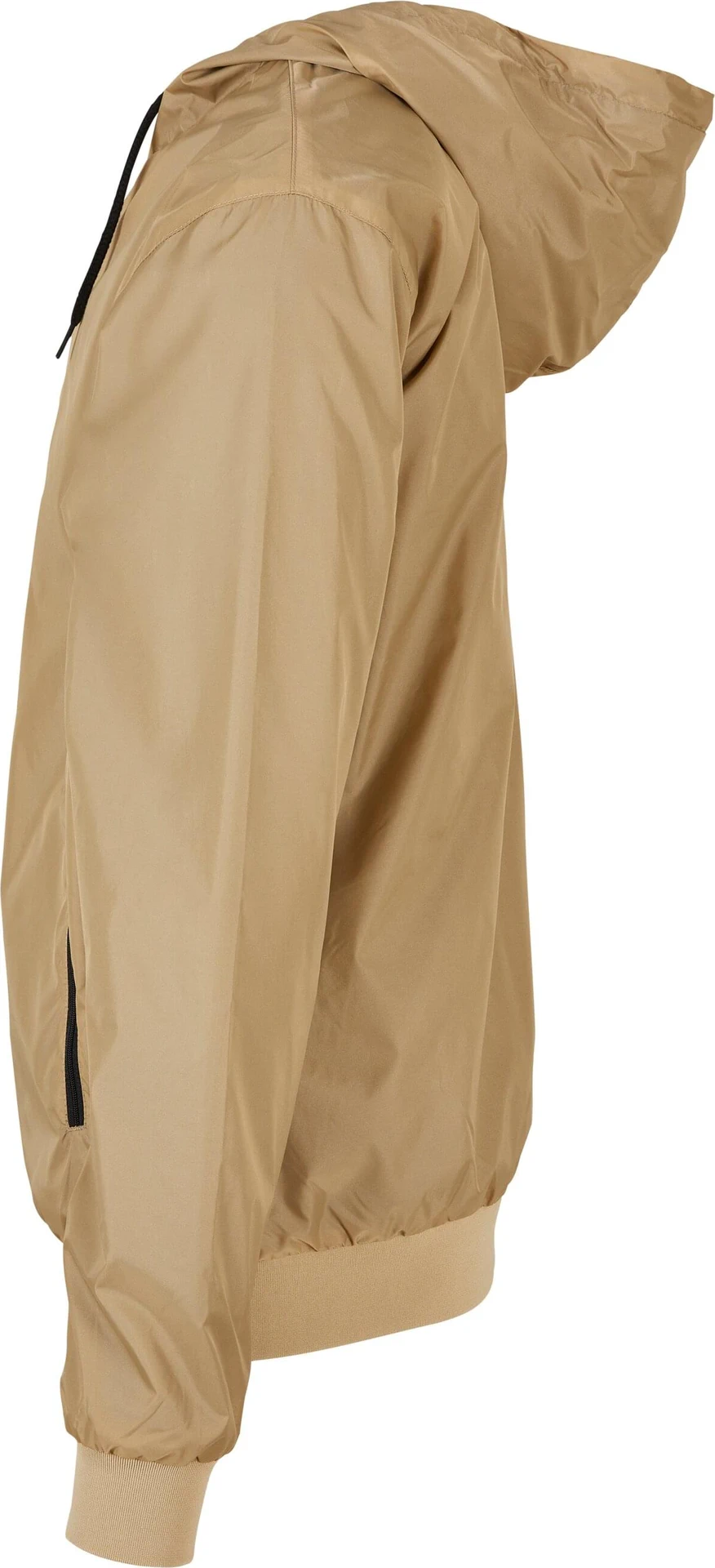 BYB-BY016-windrunner-jacket-beige-black-left-6 Build Your Brand Windrunner Jacket