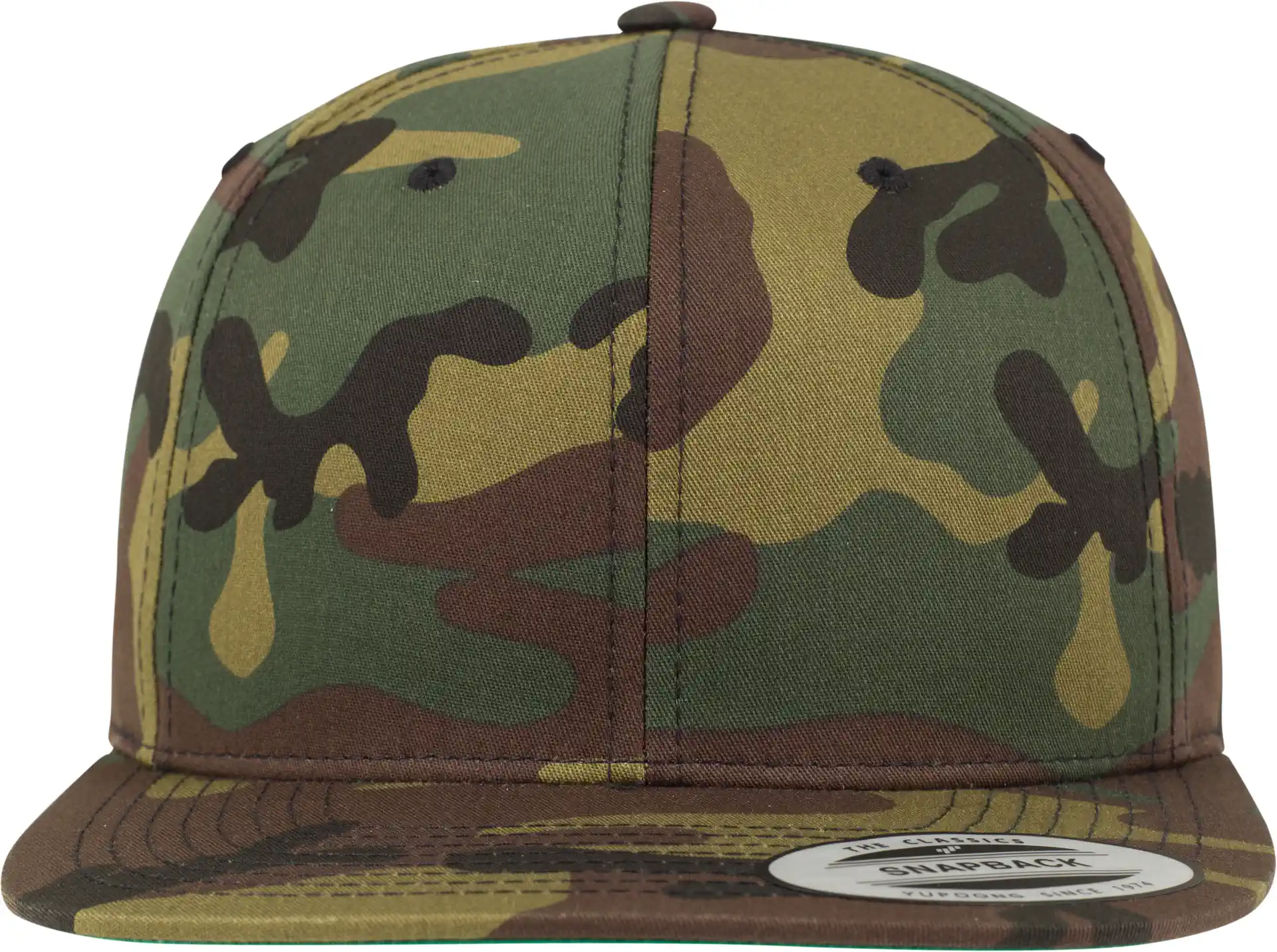 flexfit-6089cf-camo-classic-snapback-cap-camo-front-2 FLEXFIT Camo Classic Snapback Cap