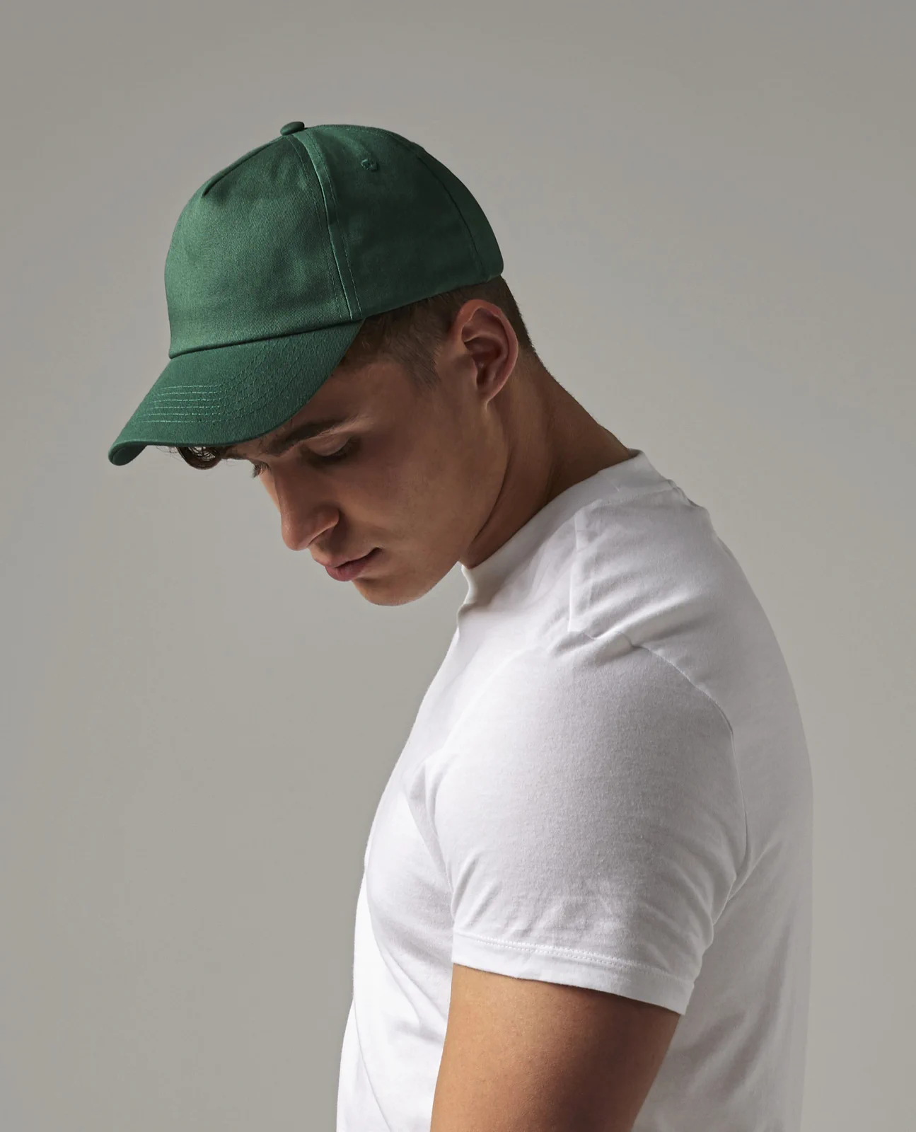 beechfield-b25-authentic-5-panel-cap-model-0 Beechfield Authentic 5 Panel Cap