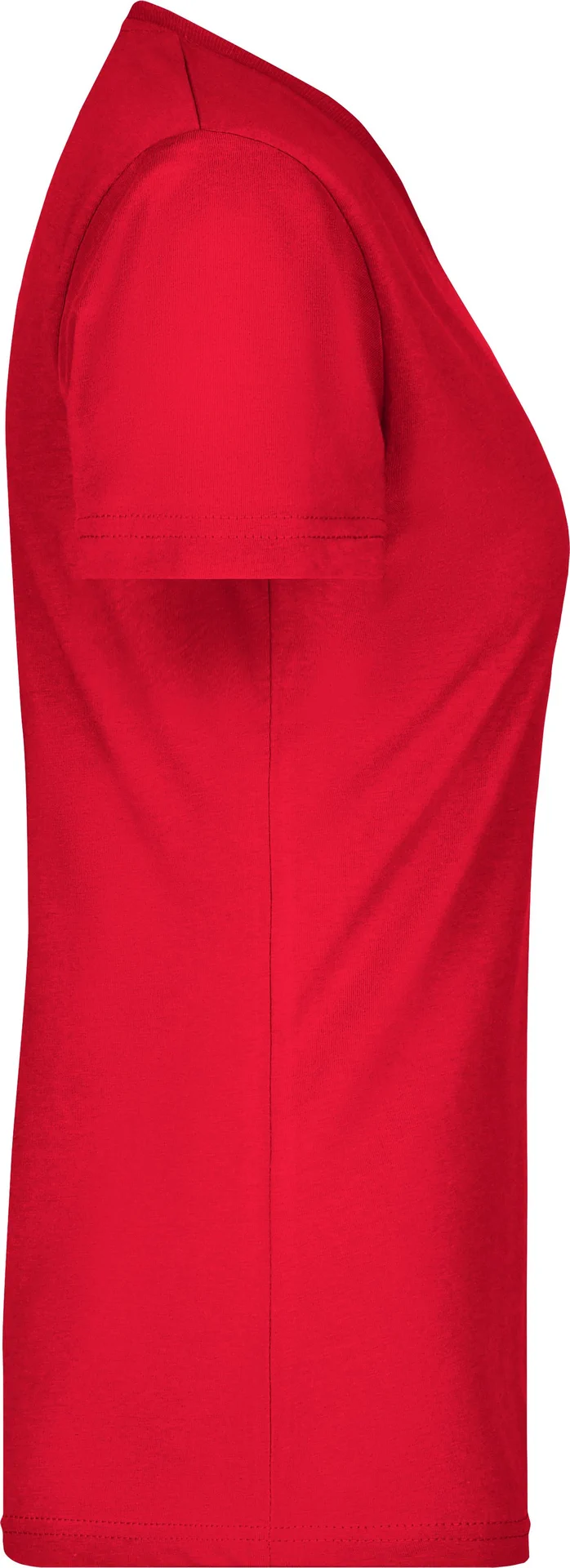jn972-ladies-slim-fit-v-t-shirt-red-right-6 James & Nicholson Ladies Slim Fit V-T