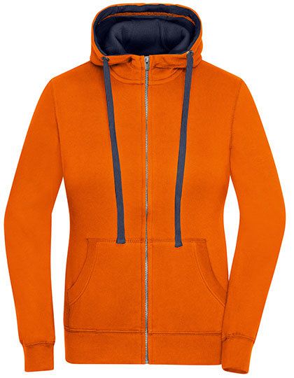 James & Nicholson Ladies Lifestyle Zip-Hoody James & Nicholson Ladies Lifestyle Zip-Hoody